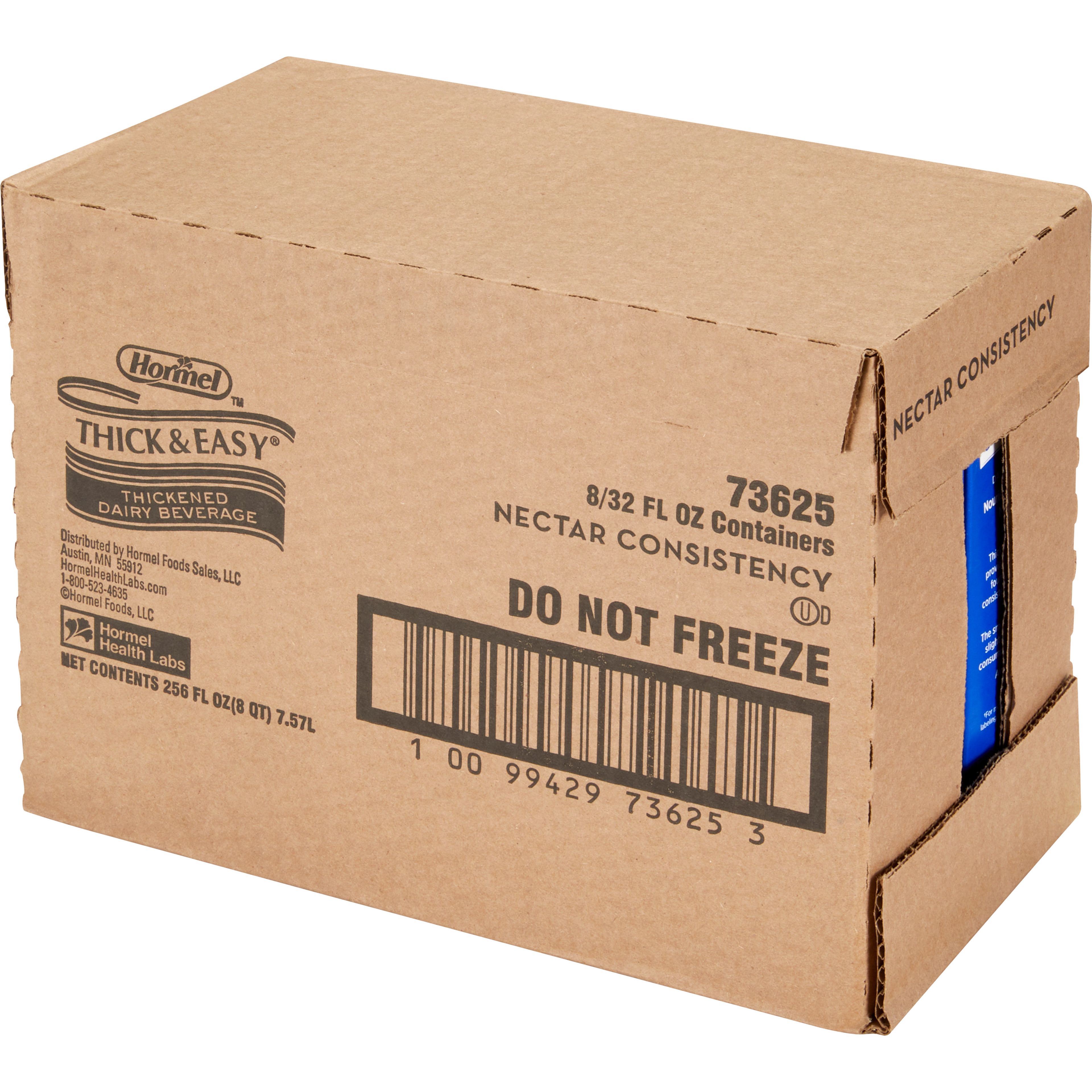 Hormel Thick & Easy Thickened Dairy Beverage, Milk Flavor, Nectar Consistency, 32 oz.