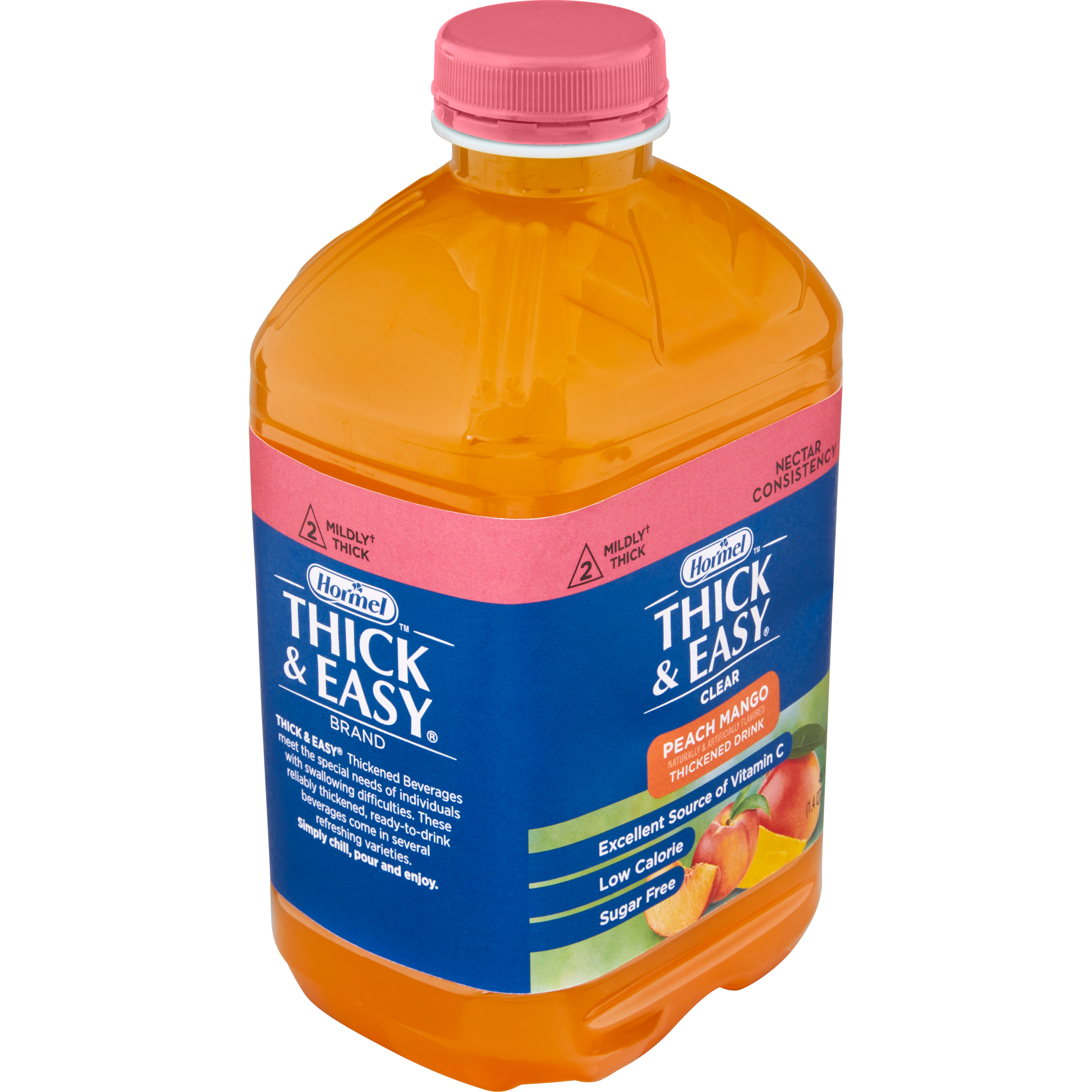 Hormel Thick & Easy Clear, Sugar Free, Peach Mango, Nectar Consistency, 46 oz.