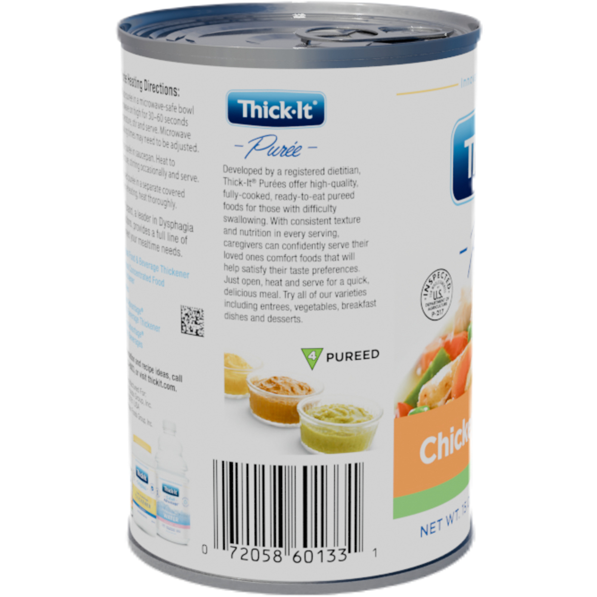 Thick-It Chicken à la King Puree, Can