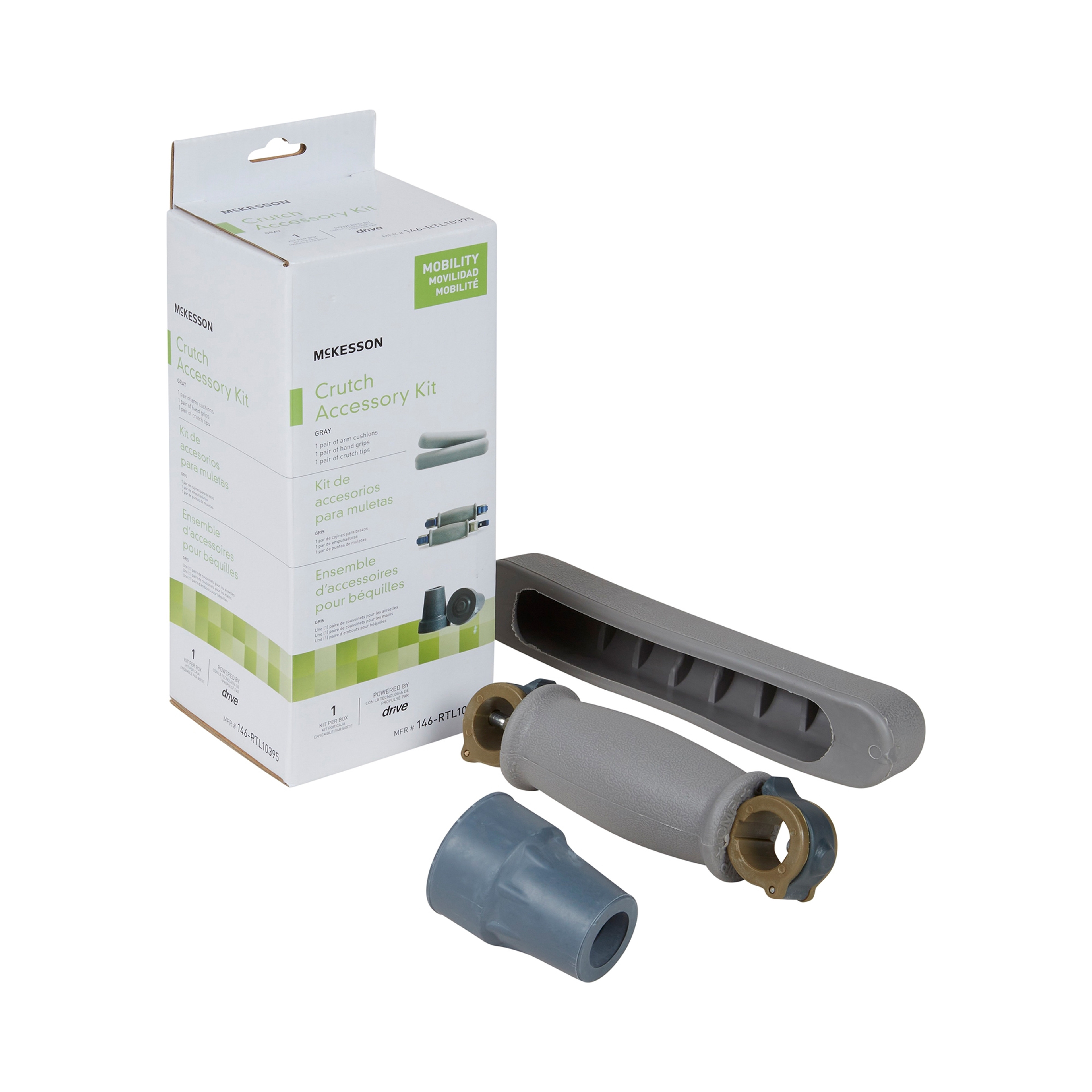 McKesson Crutch Accessory Kit, 146-RTL10395, 1 Kit