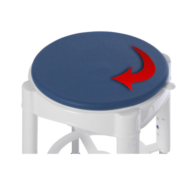 drive Swivel Seat Shower Stool, RTL12061M, 1 Chair