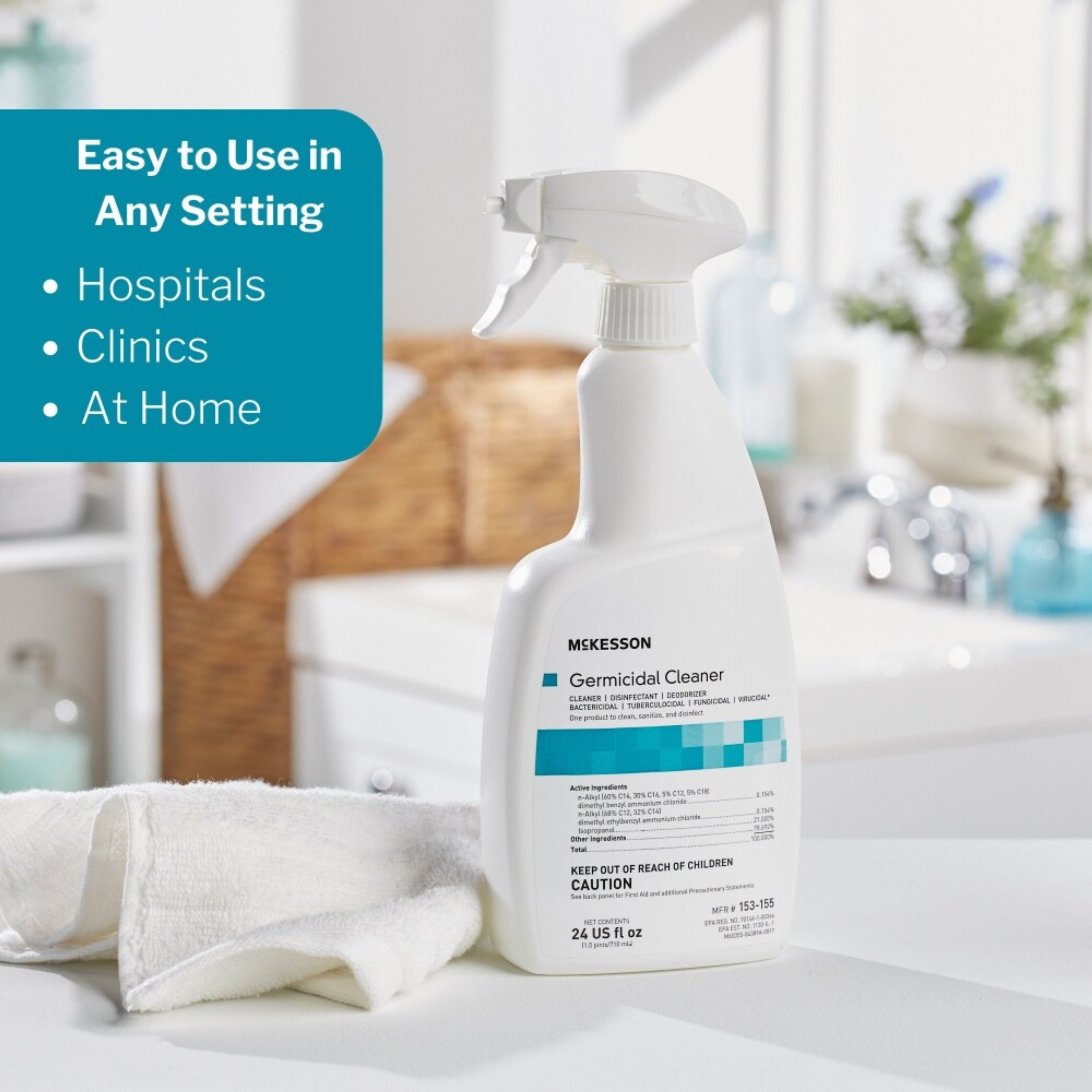 McKesson Germicidal Cleaner, 24 oz.
