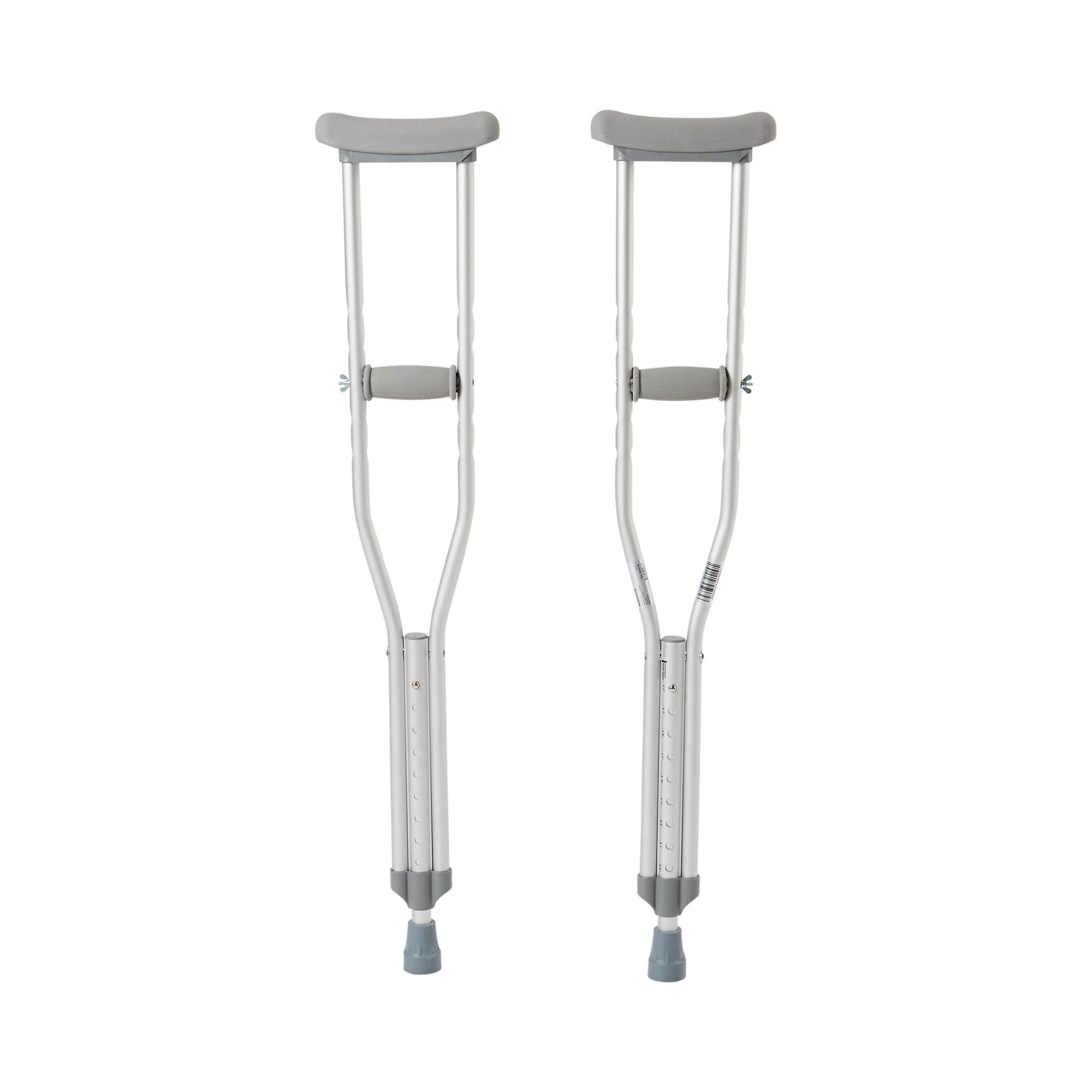 McKesson Youth Push Button Aluminum Crutches, 146-10401-8, 1 Pair