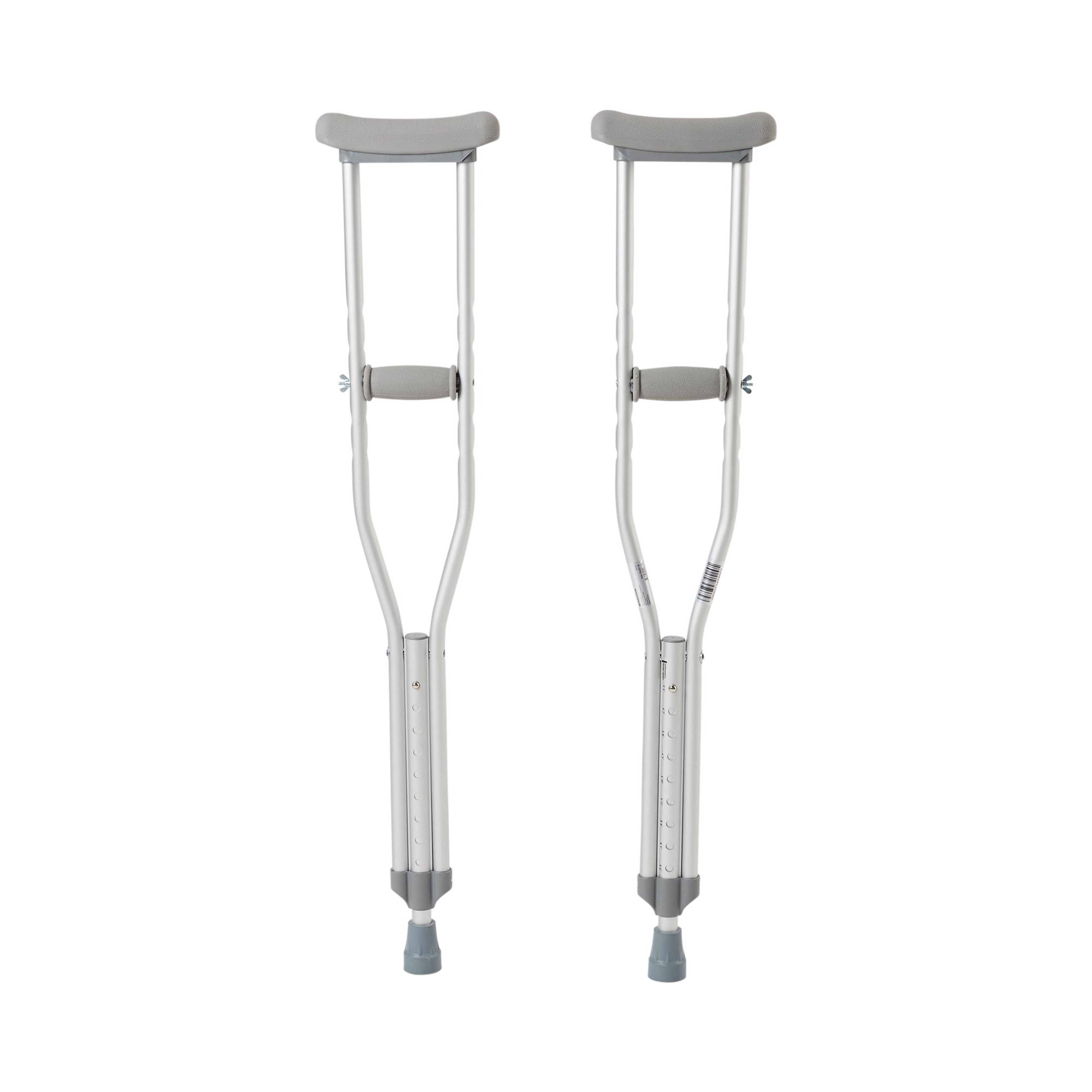 McKesson Youth Push Button Aluminum Crutches, 146-10401-8, 1 Pair