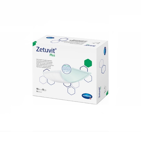 Zetuvit Plus Super Absorbent Dressing, 4 X 4"