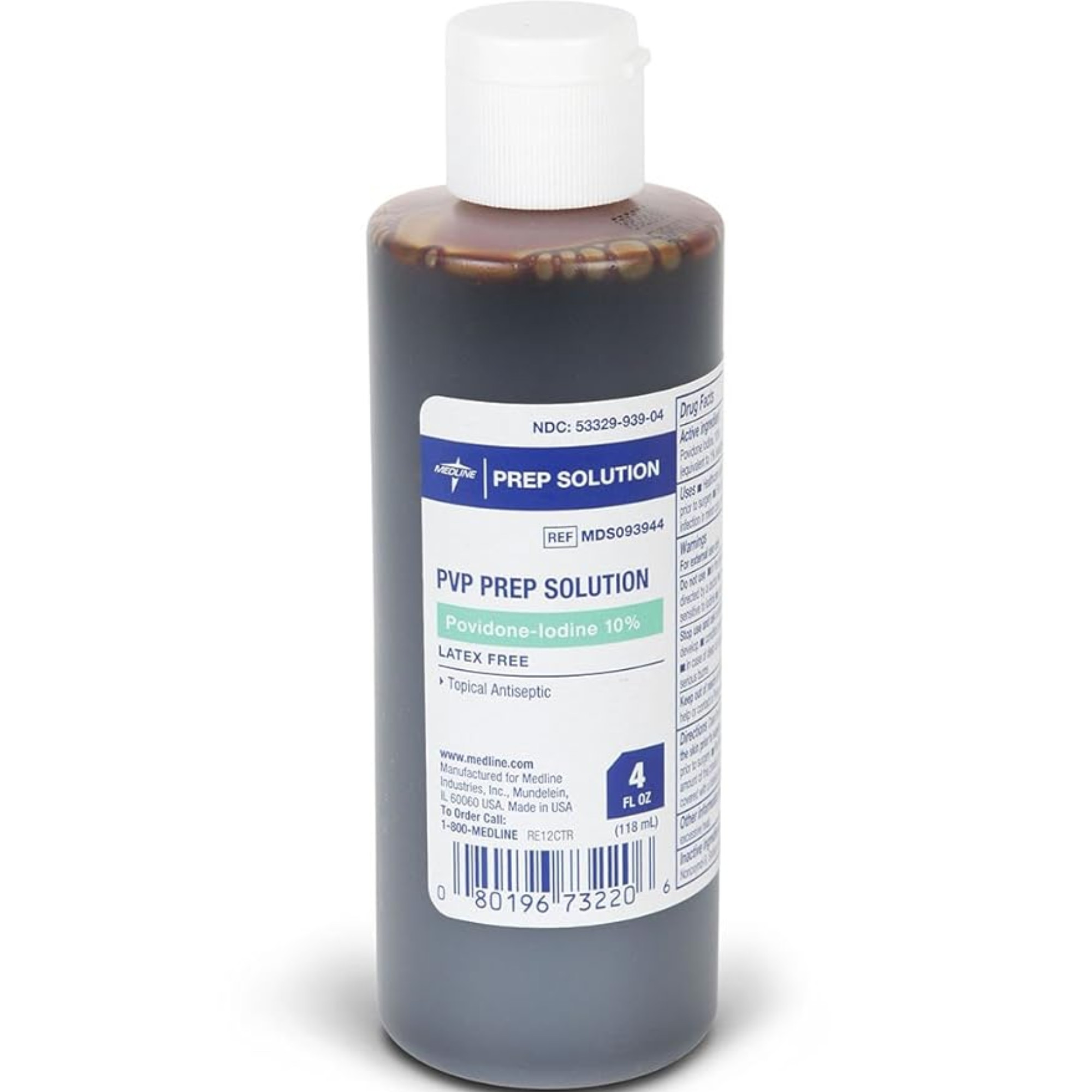 ReadyPrep PVP Prep Solution Providone-Iodine 10% Topical Antiseptic, Latex Free