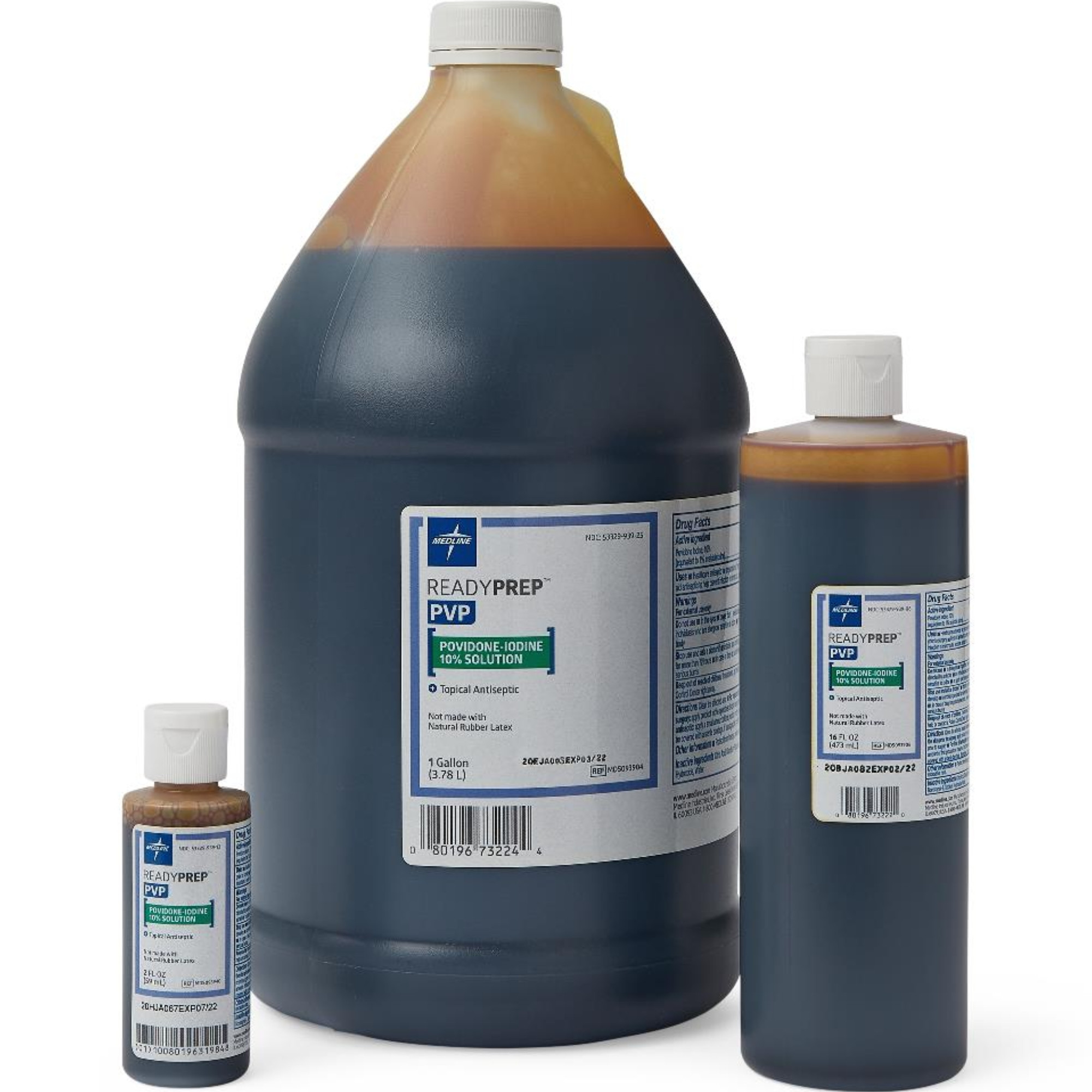 ReadyPrep PVP Prep Solution Providone-Iodine 10% Topical Antiseptic, Latex Free