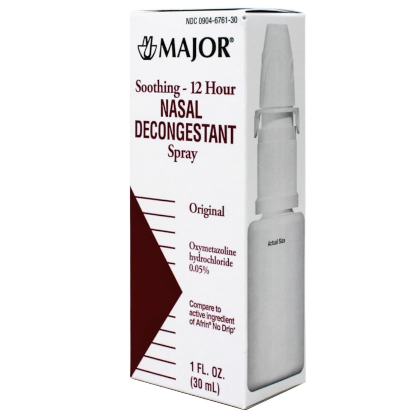 Major Soothing 12 Hour Nasal Decongestant Spray