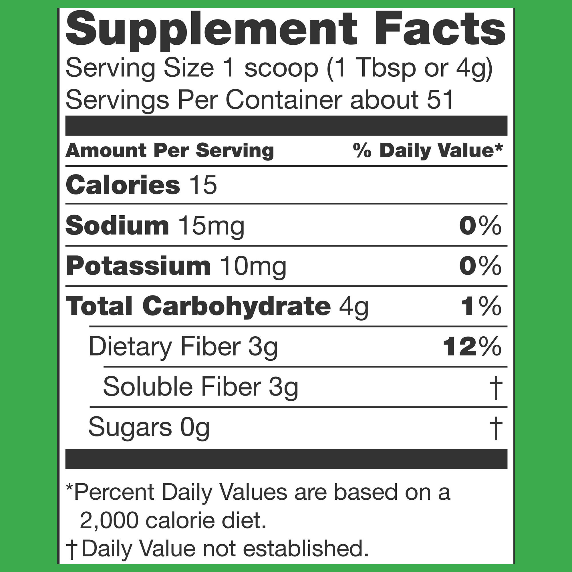 Nestle HealthScience Nutrisource fiber Fiber Supplement Powder, Unflavored, 7.2 oz., 10043900975518, 1 Each