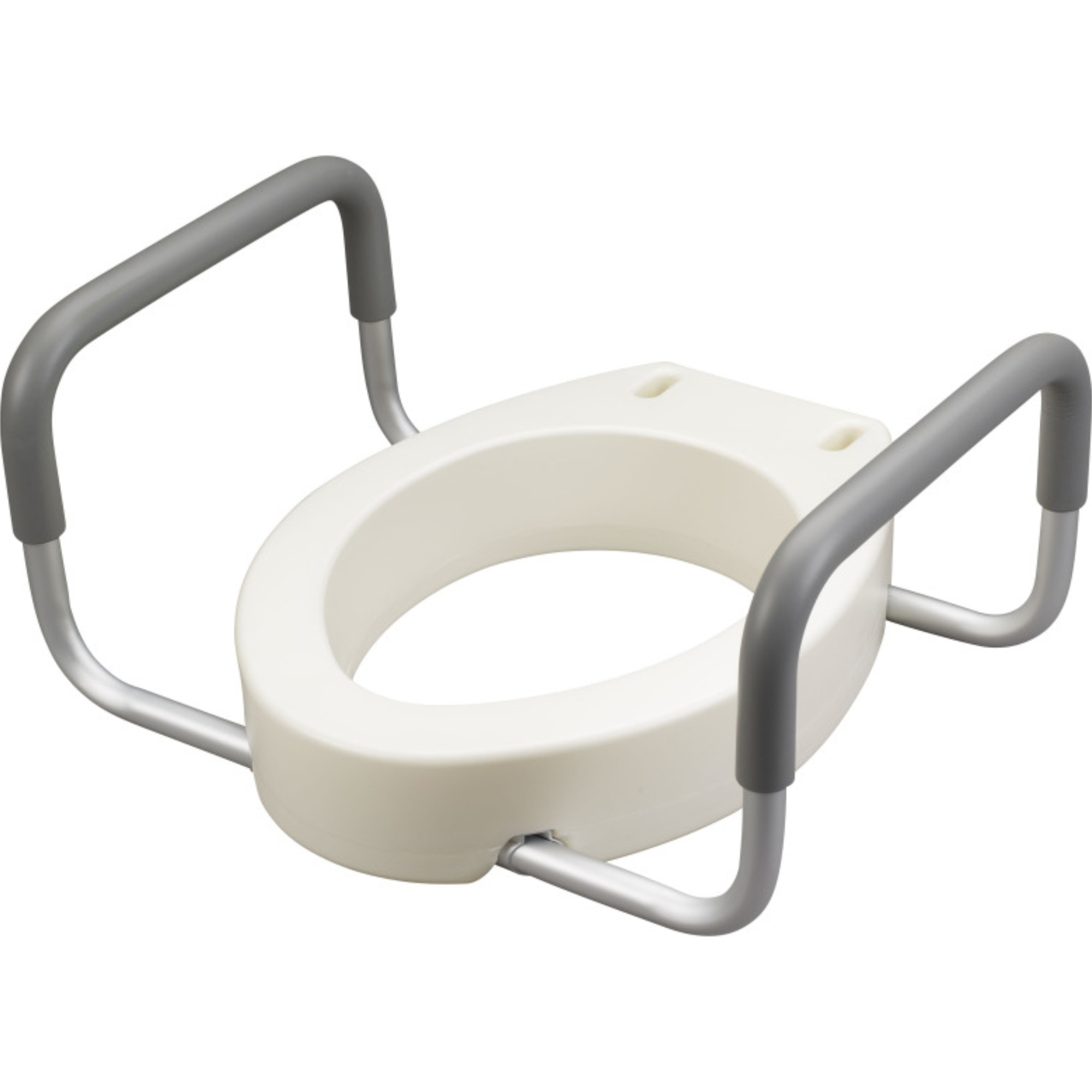 Drive Premium Elongated Raised Toilet Seat with Arms