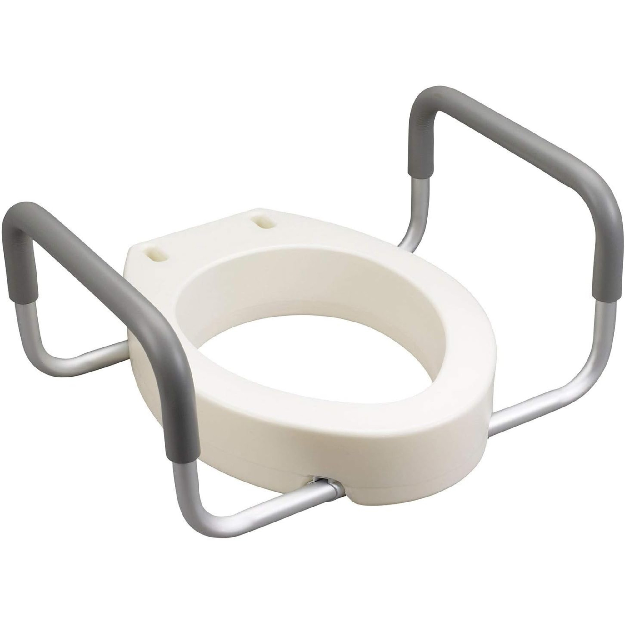 Drive Premium Elongated Raised Toilet Seat with Arms