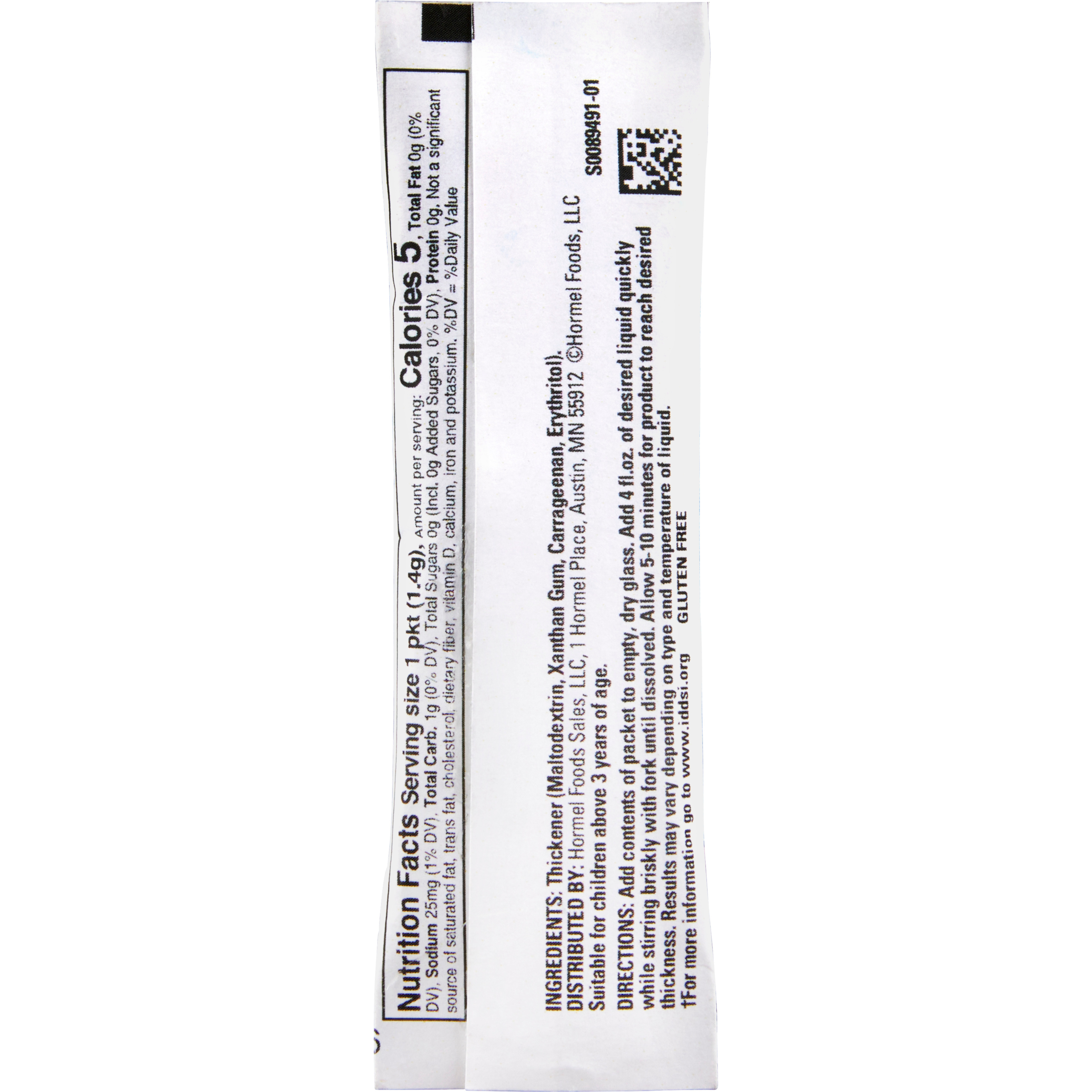 Thick & Easy Clear Food and Beverage Thickener, Nectar Consistency, Unflavored, 1.4 Gram Packet