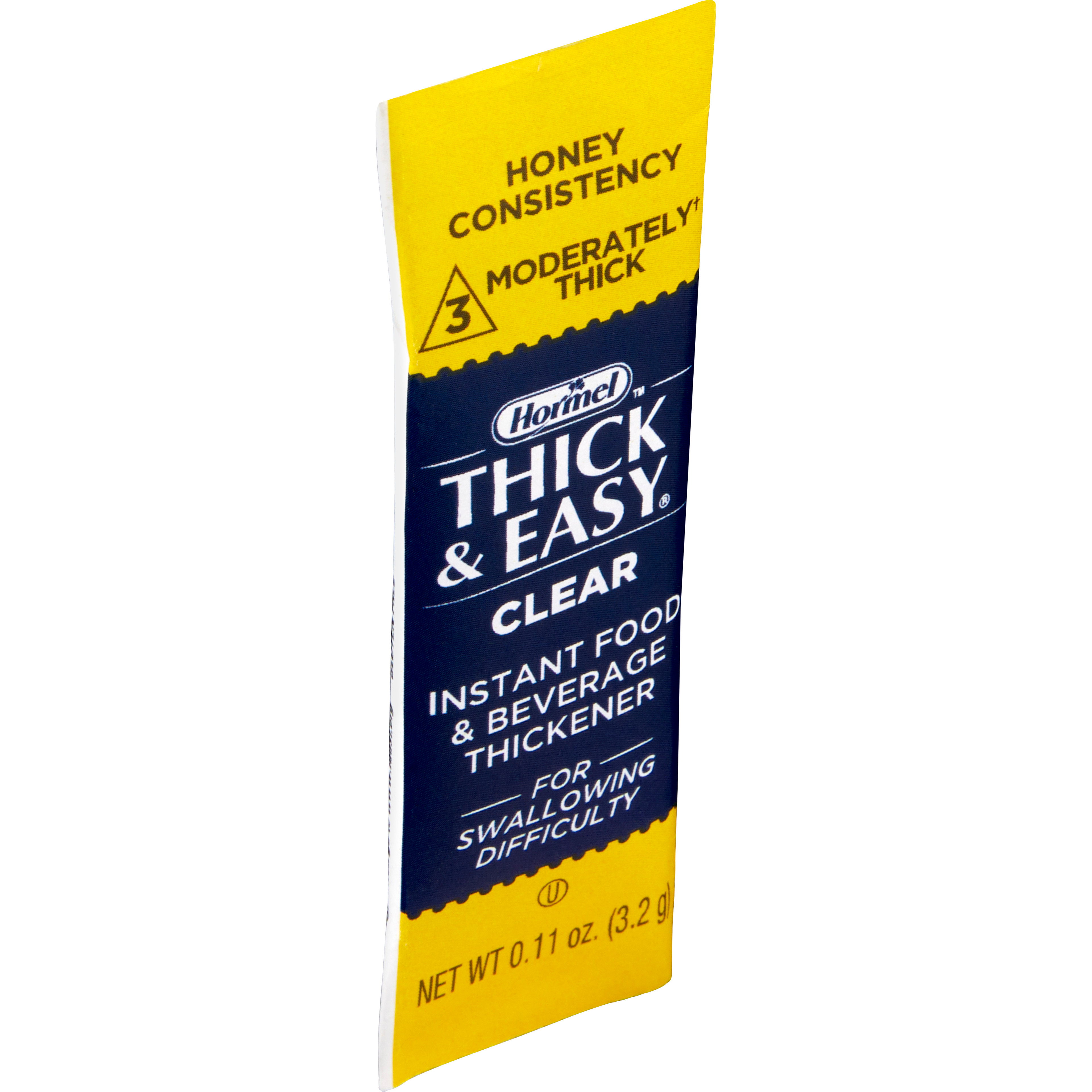 Thick & Easy Clear Food & Beverage Thickeners, 3.2 Gram Packet of Powder