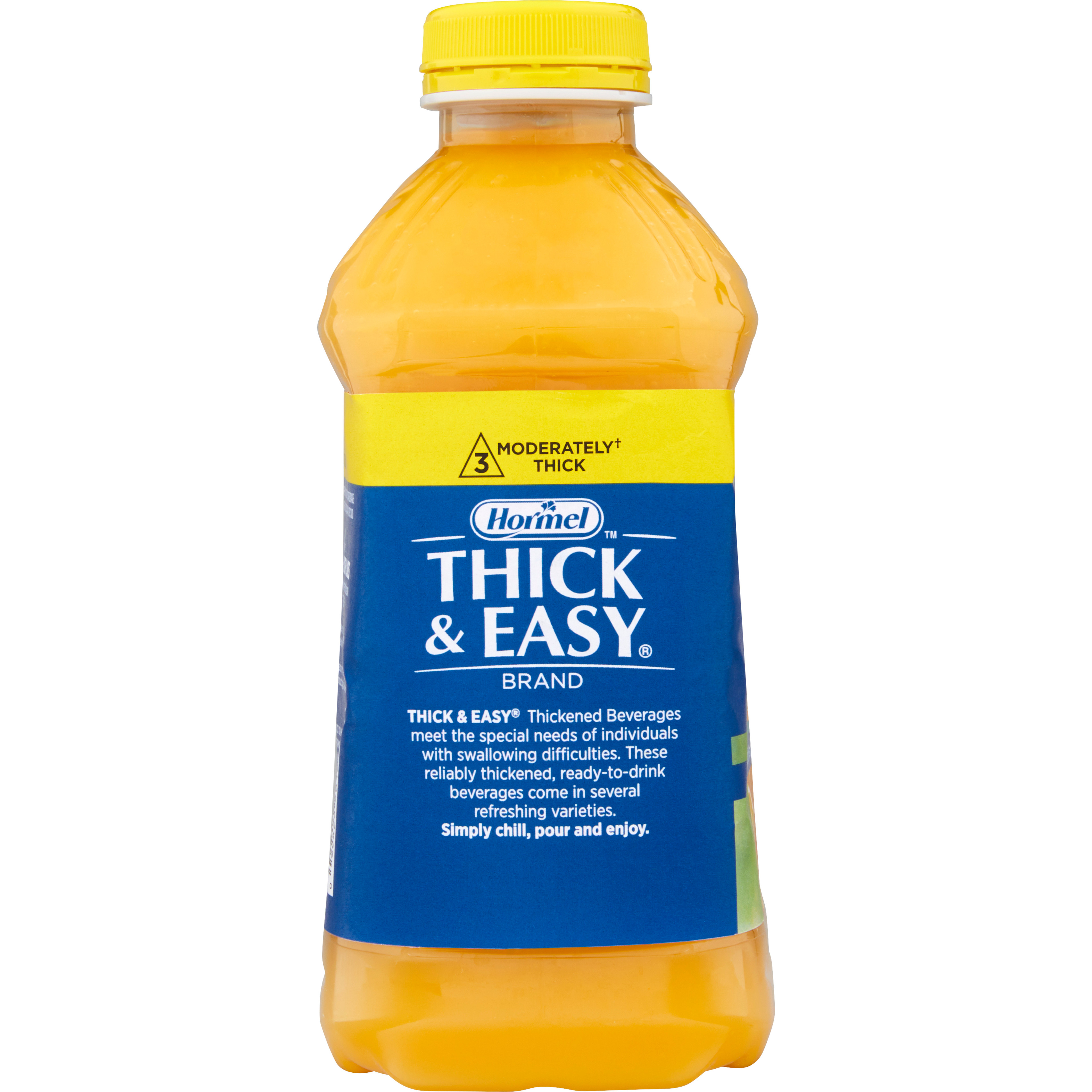 Thick & Easy Clear Honey Consistency Orange Juice Thickened Beverage, 46 oz. Bottle