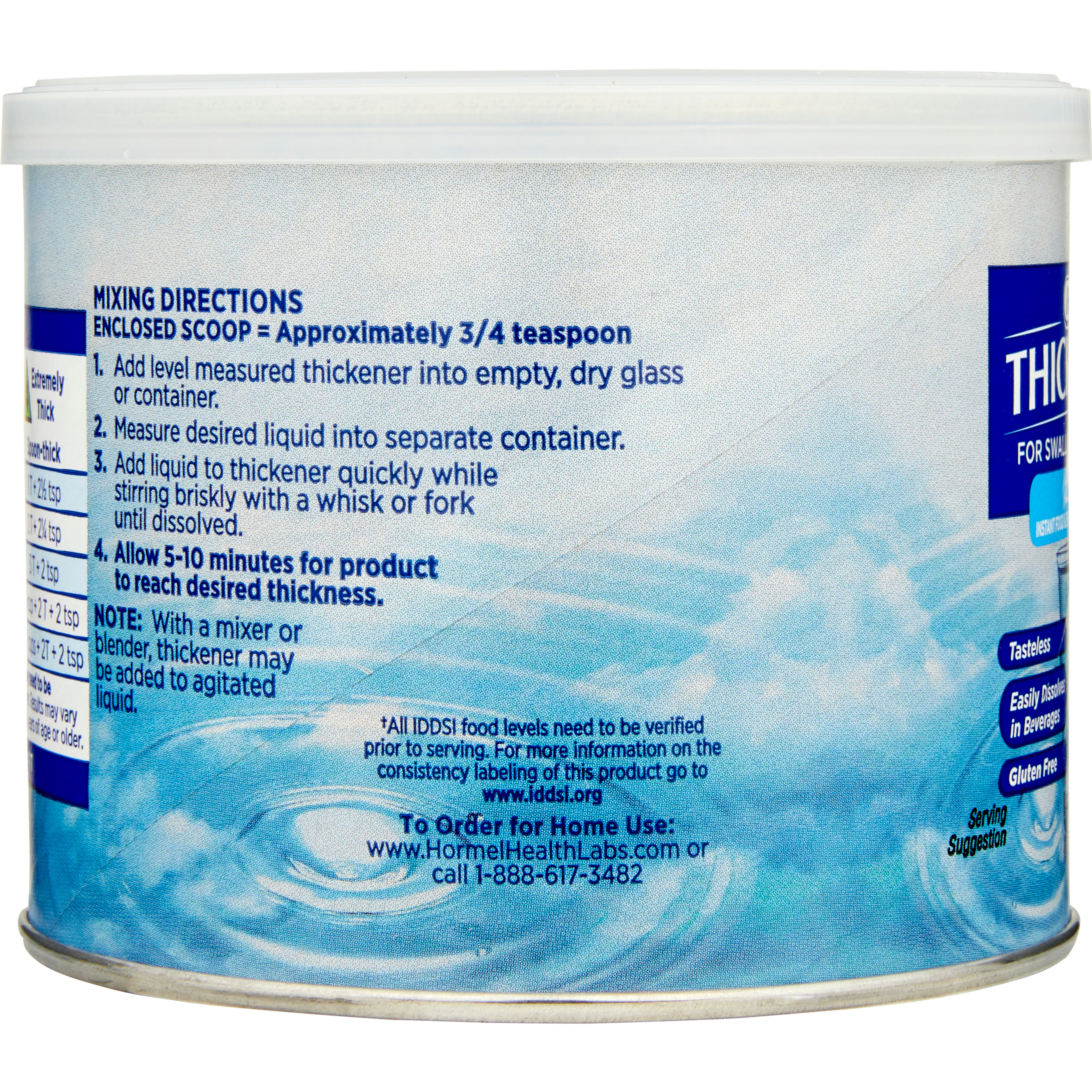 Thick & Easy Clear Food and Beverage Thickener, 4.4 oz. Canister