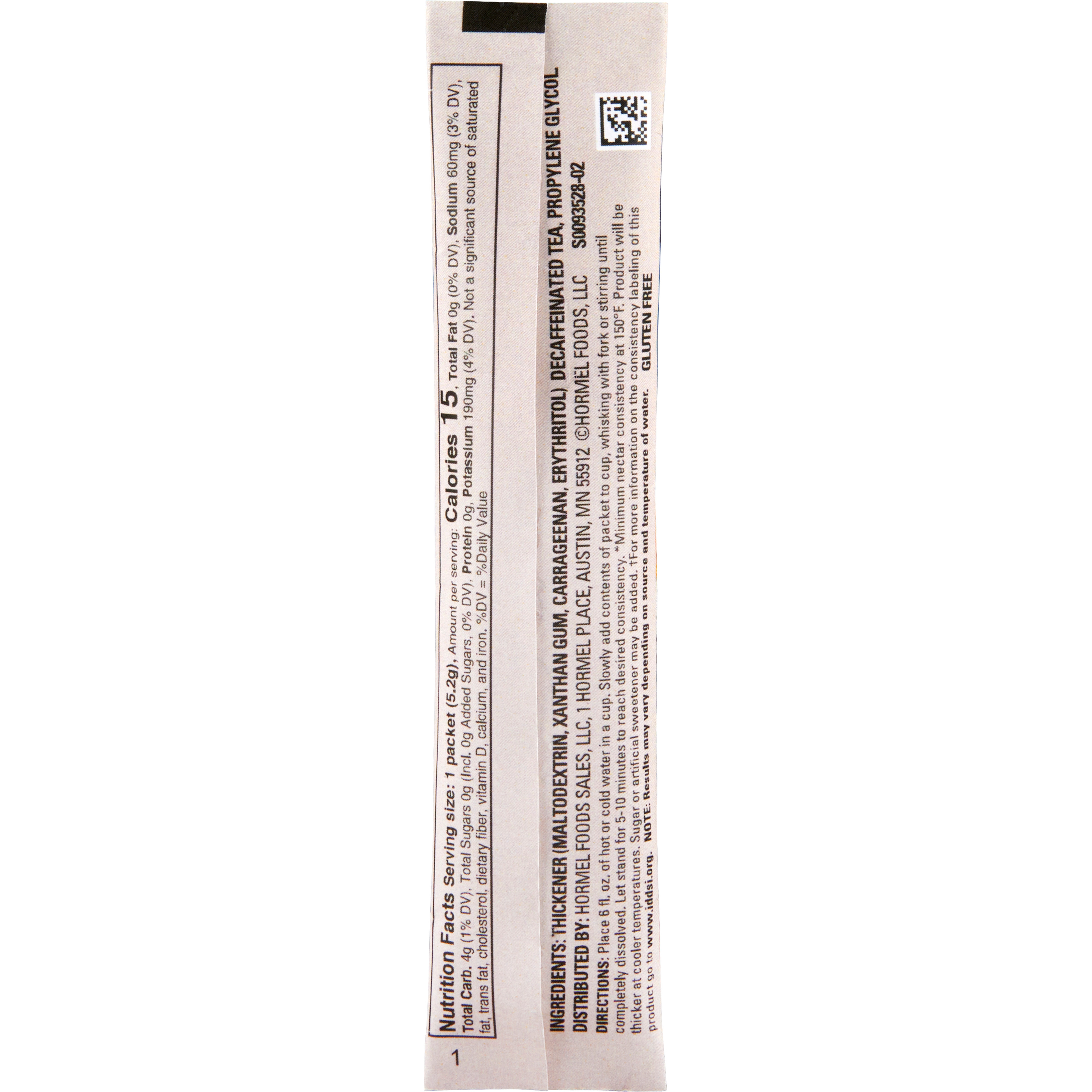 Thick & Easy Decaffeinated Tea Nectar Consistency Thickened Beverage, 0.18 oz. Packet of Powder