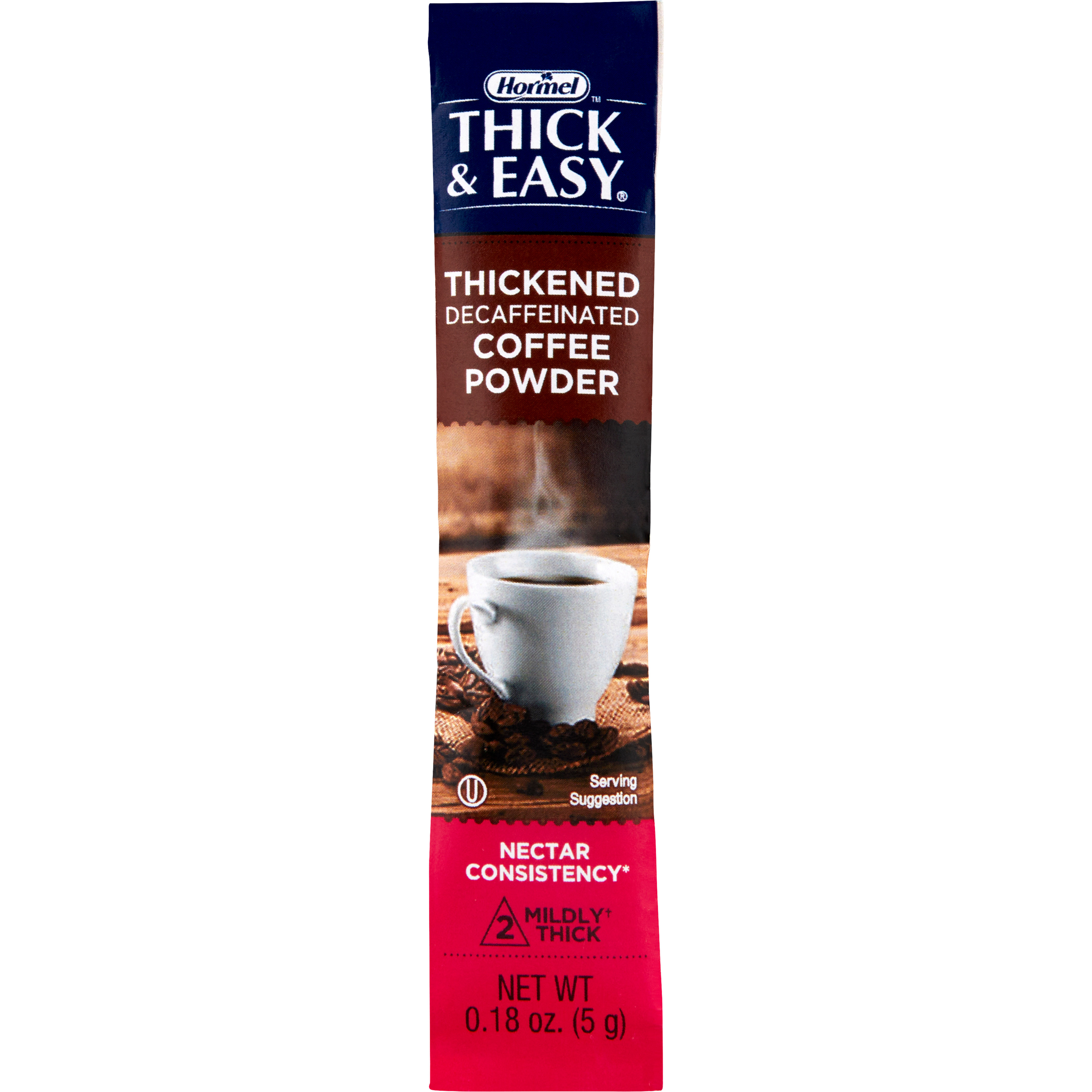 Thick & Easy Nectar Consistency Coffee Thickened Decaffeinated Beverage, 7 Gram