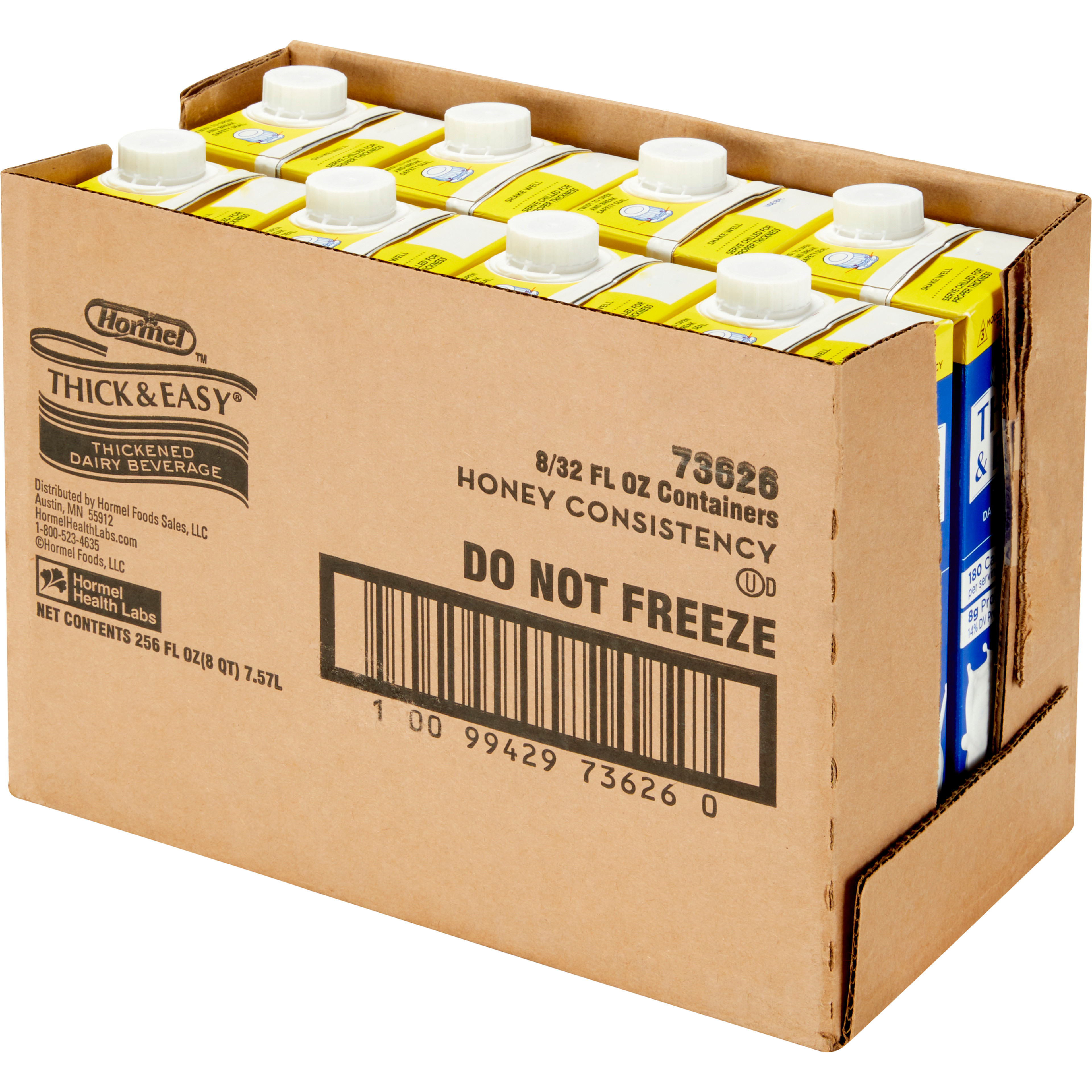 Thick & Easy Dairy Honey Consistency Milk Thickened Beverage, 32 oz. Carton