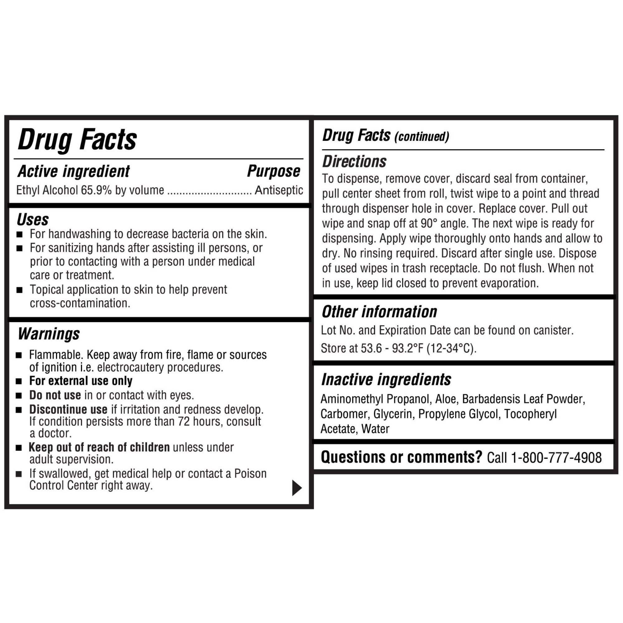 McKesson Instant Hand Sanitizing Wipes