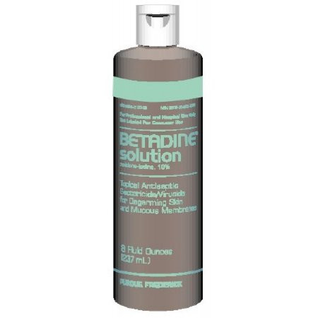 Betadine Fast Aid Solution 10% Povidone-Iodine First Aid Antiseptic, 8 oz.