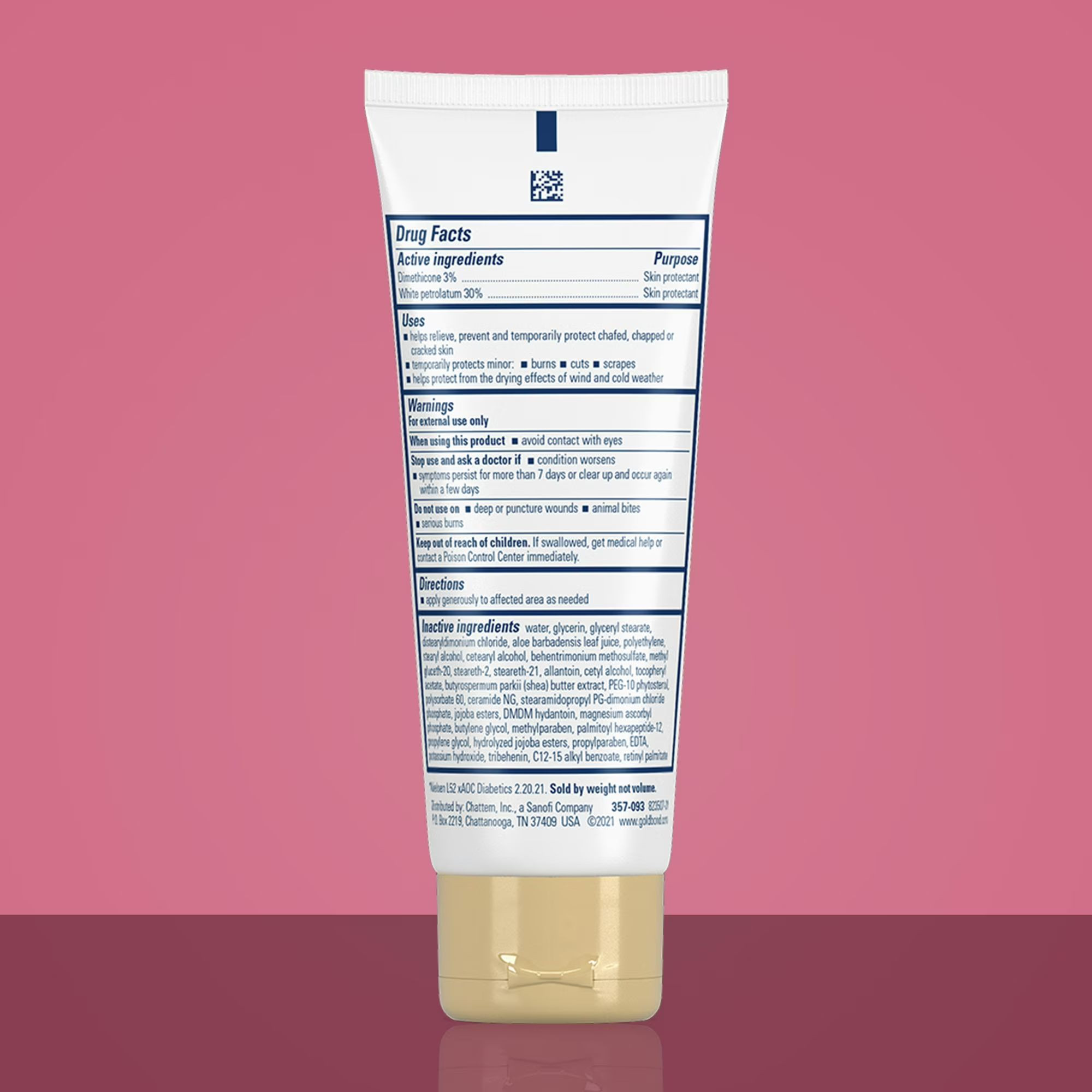 Gold Bond Ultimate Diabetics' Dry Skin Relief Foot Cream, Unscented, 3.4 oz.