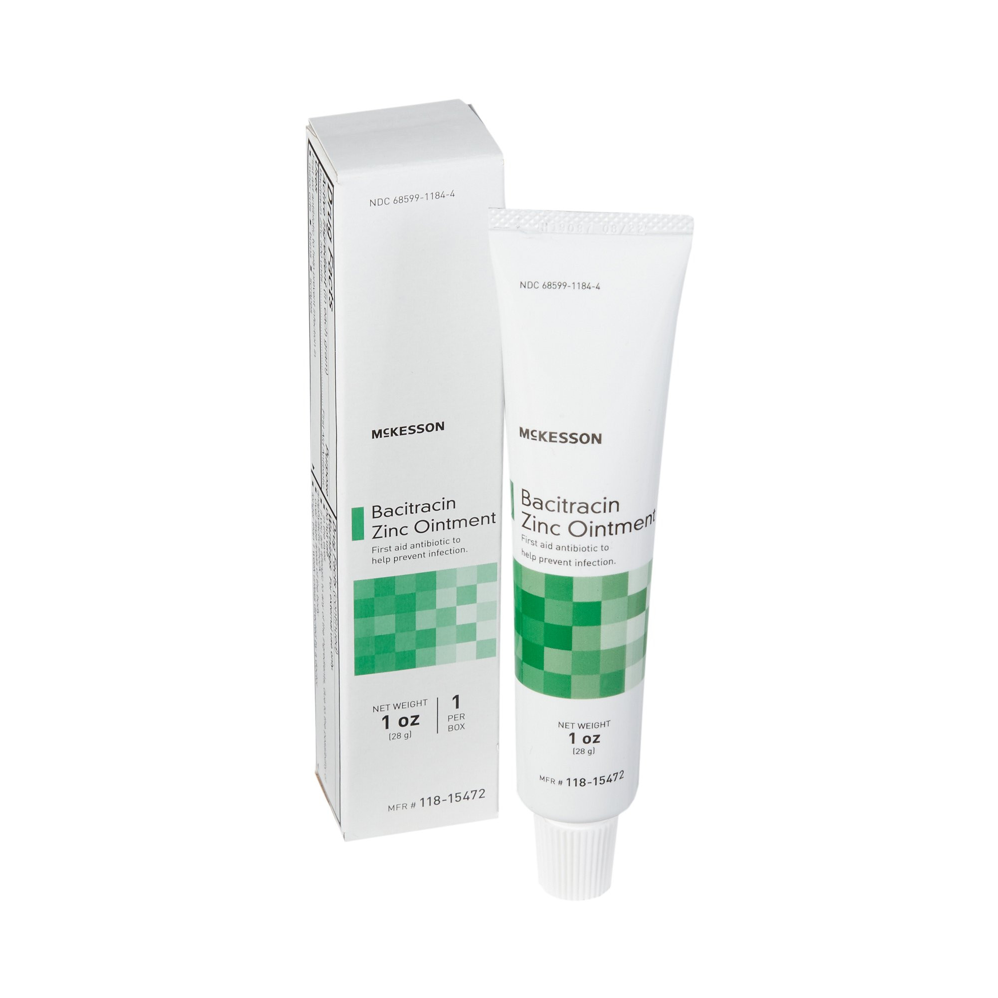 McKesson Bacitracin Zinc Ointment, 1 oz. , 118-15472, 1 Each