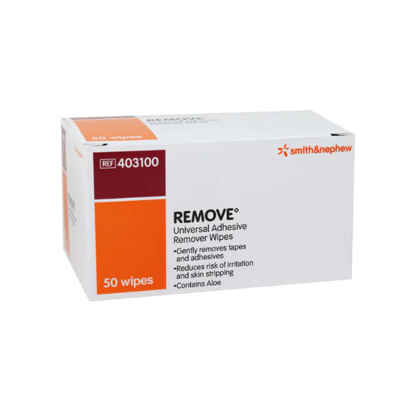 Remove Adhesive Remover Wipe, 2.5 X 2.5"