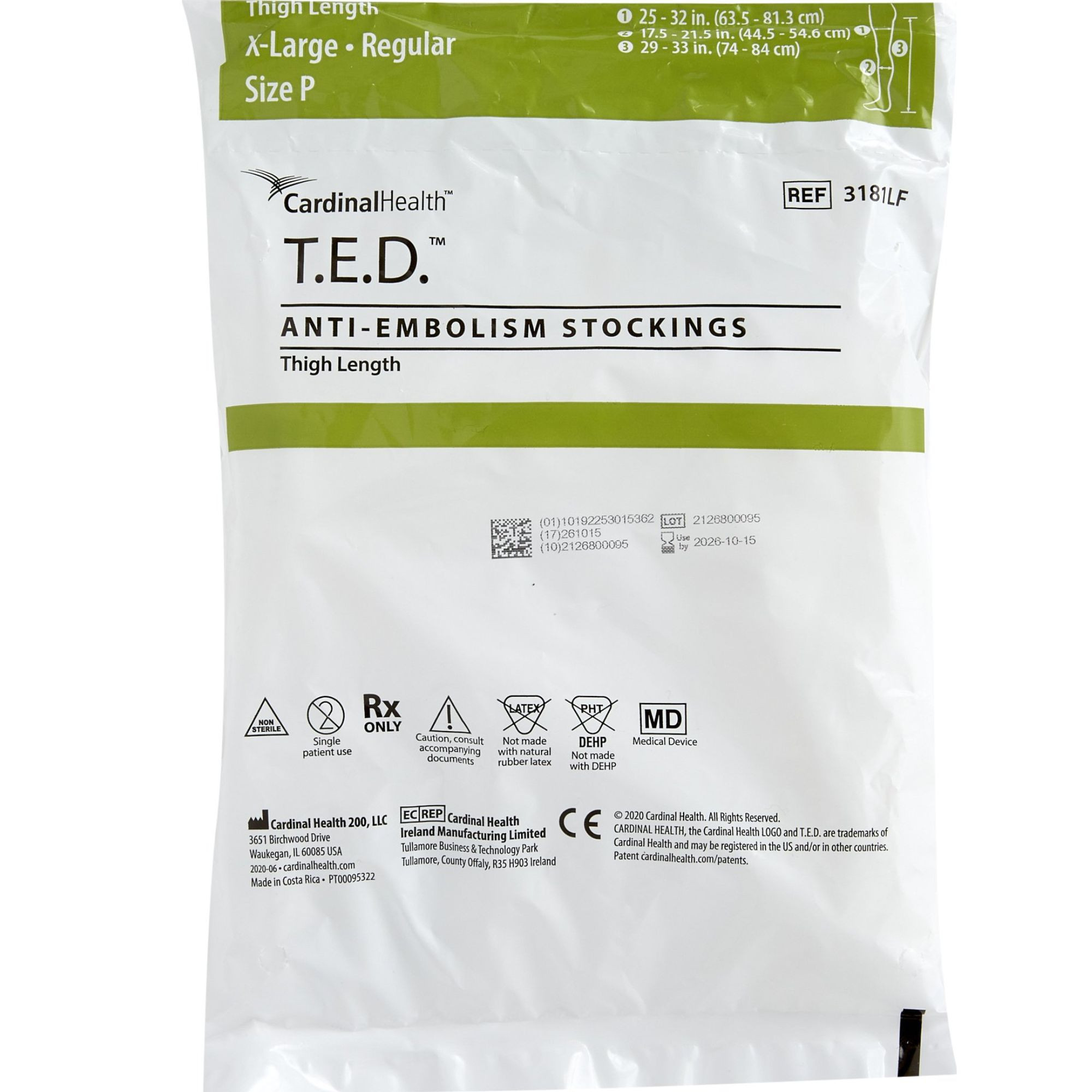 T.E.D Anti-embolism Thigh High Stocking