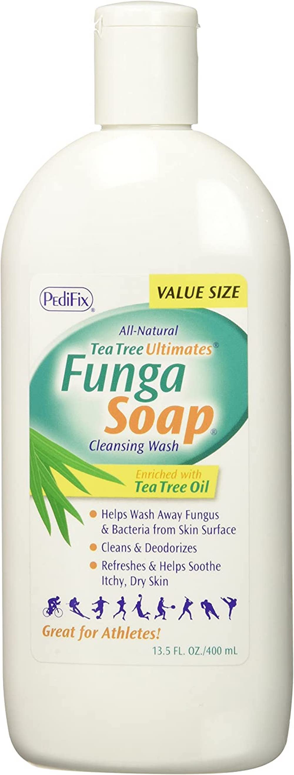 Tea Tree Ultimates Funga Soap Cleansing Wash Enriched with Tea Tree Oil, 13.5 oz., P3072, 1 Bottle