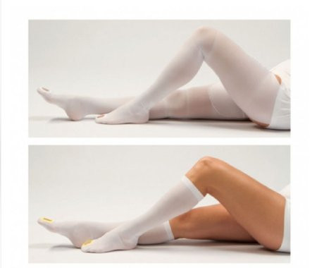 VenaFlow AES Thigh High Anti-Embolism Stocking, 501R-6, White - 2XL/Regular - Pack of 6