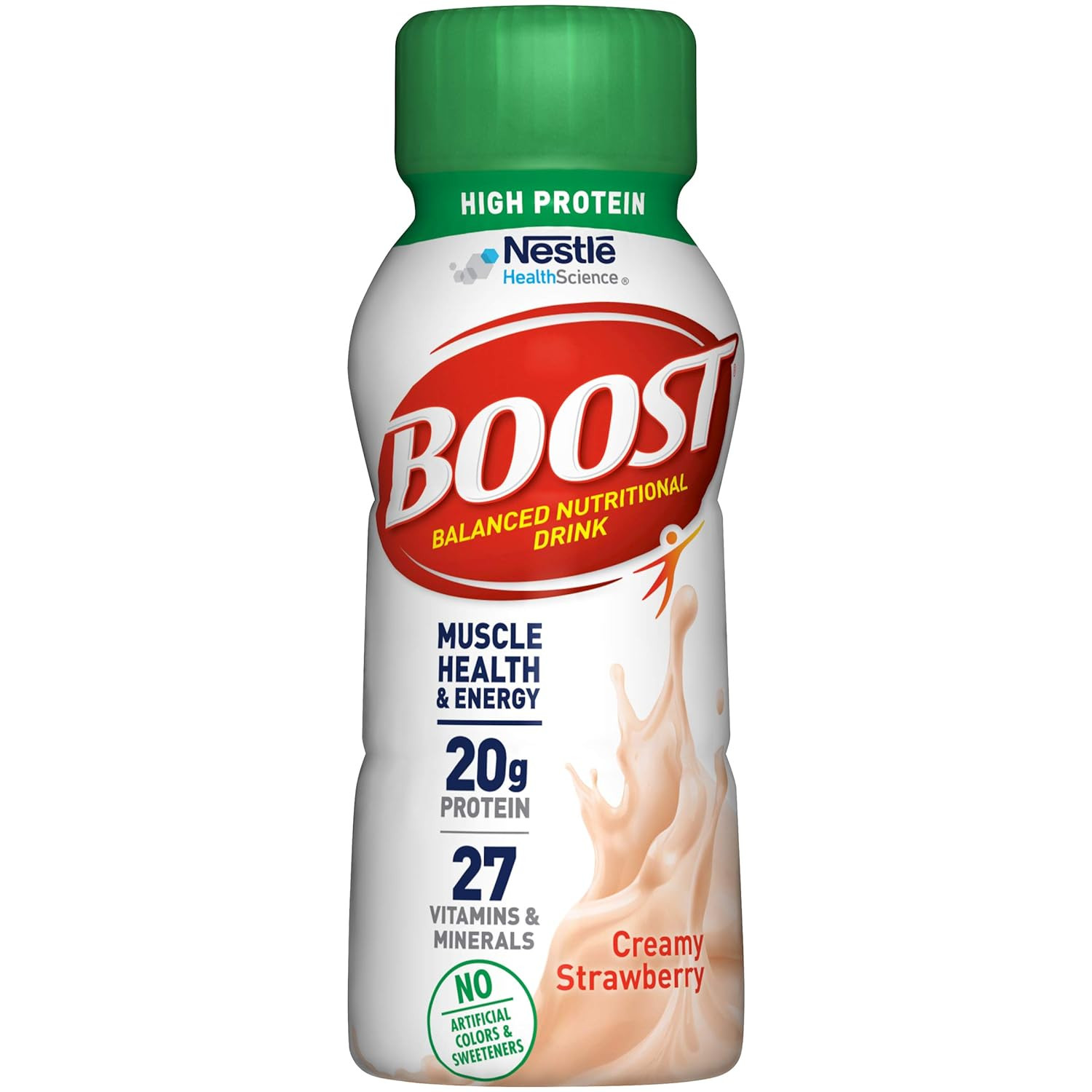 Boost High Protein Balanced Nutritional Drink, 8 oz., Creamy Strawberry