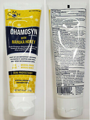 Chamosyn with Manuka Honey Multi-Purpose Moisture Barrier Skin Protectant, 4 oz.