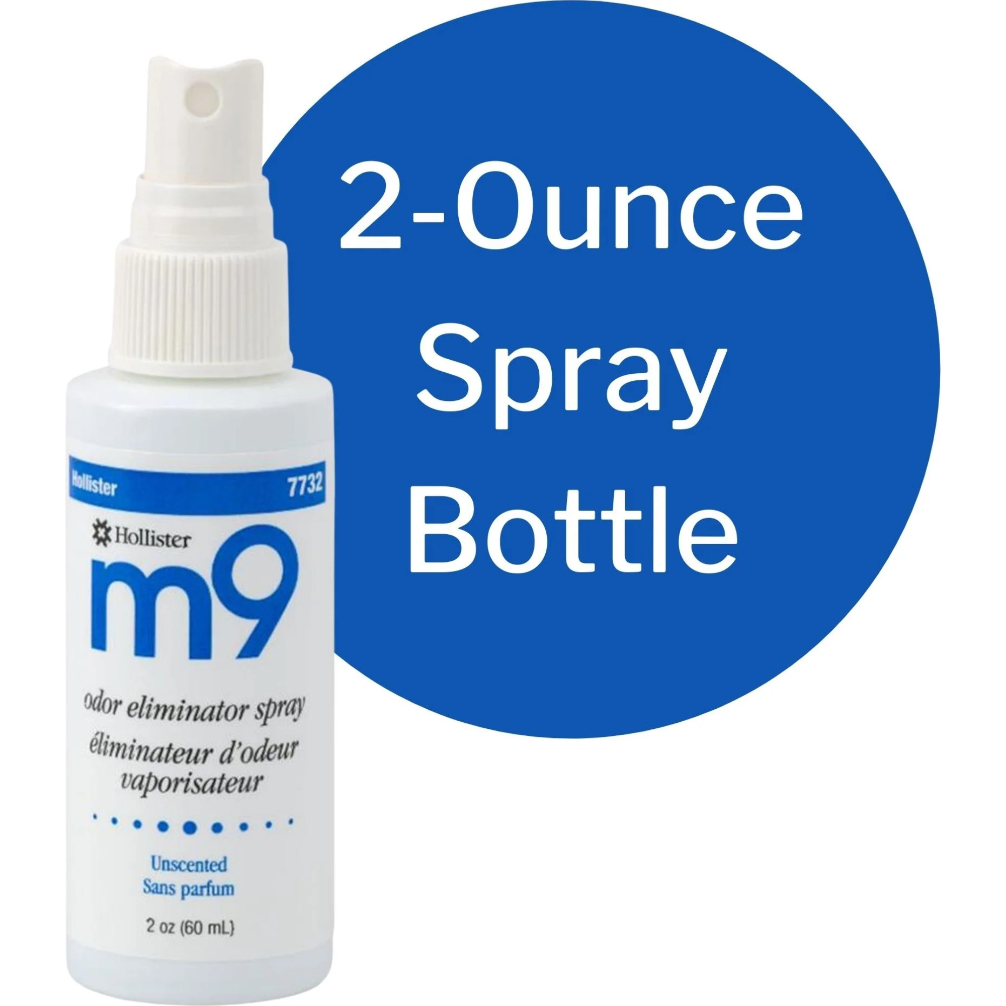 Hollister M9 Odor Eliminator Spray, Unscented, 2 oz.