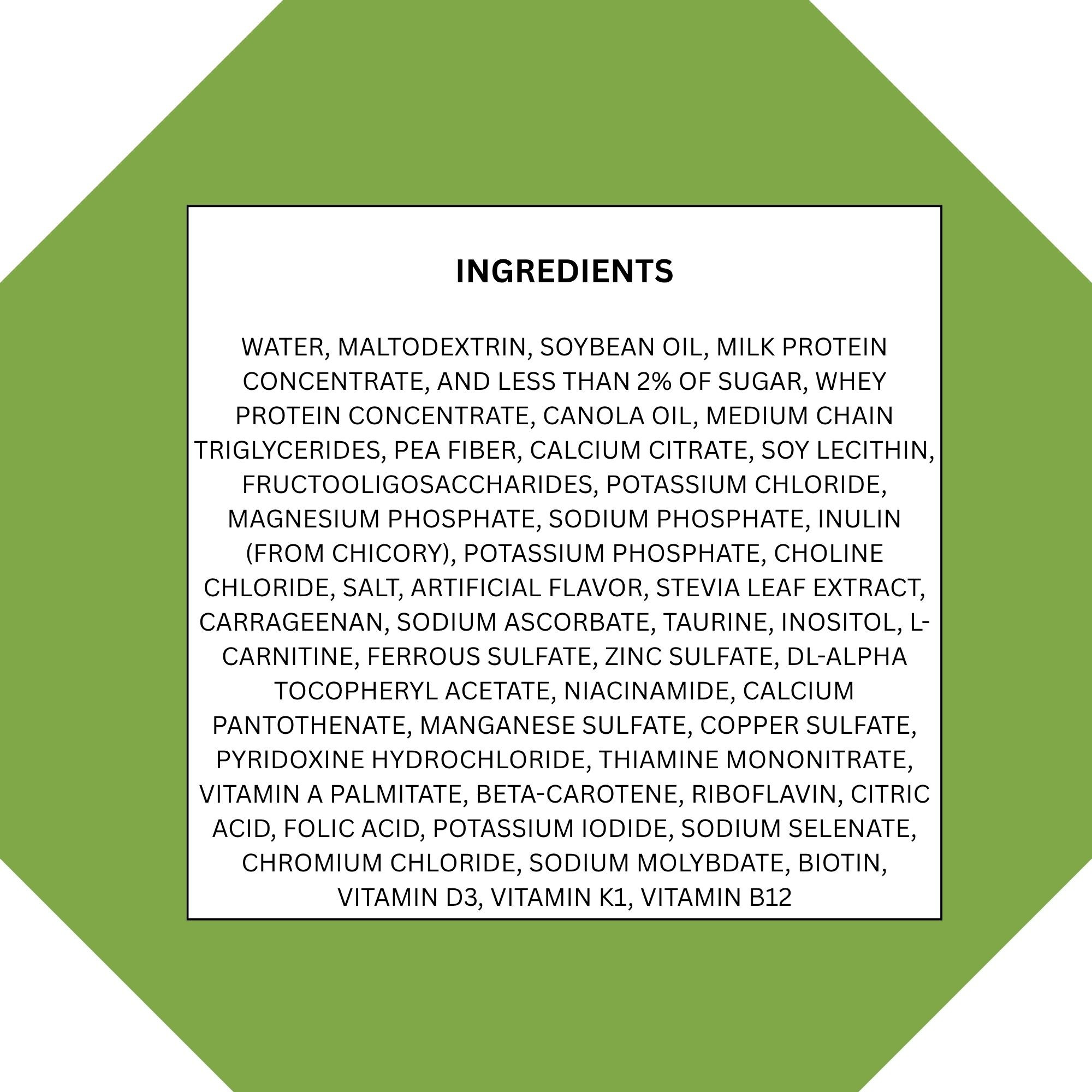 Nestle HealthScience Nutren Junior Fiber Nutritionally Complete Formula with Fiber, Vanilla, 8.45 oz., 9871616063, Case of 24