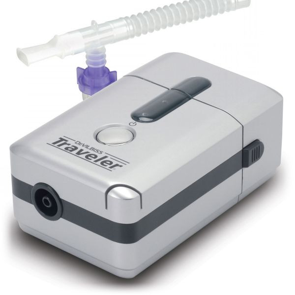 Traveler Compressor Nebulizer System with 6 mL Medication Cup & Aerosol Mask