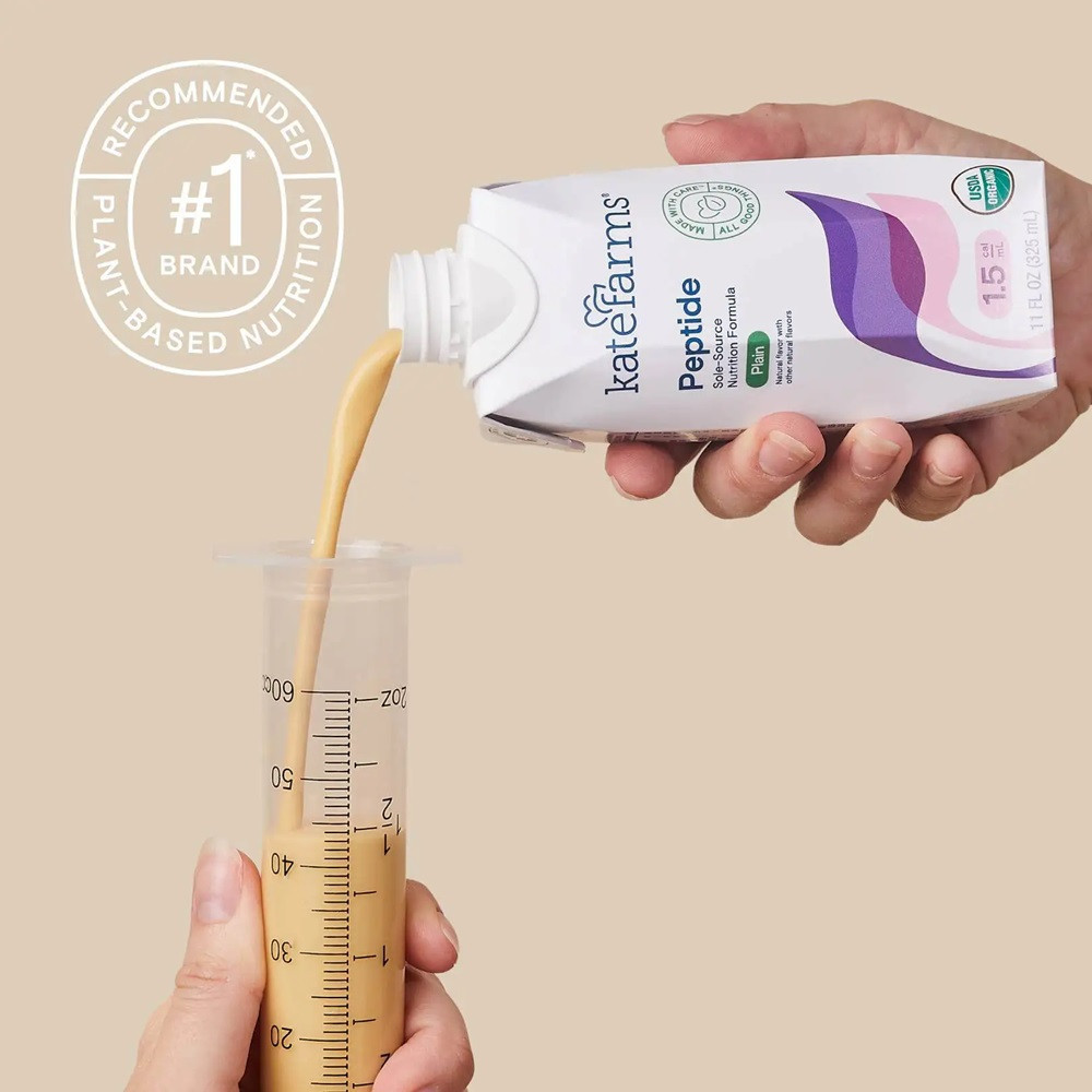 Kate Farms Peptide 1.5 Sole-Source Nutrition Formula, Plain, 11 oz.