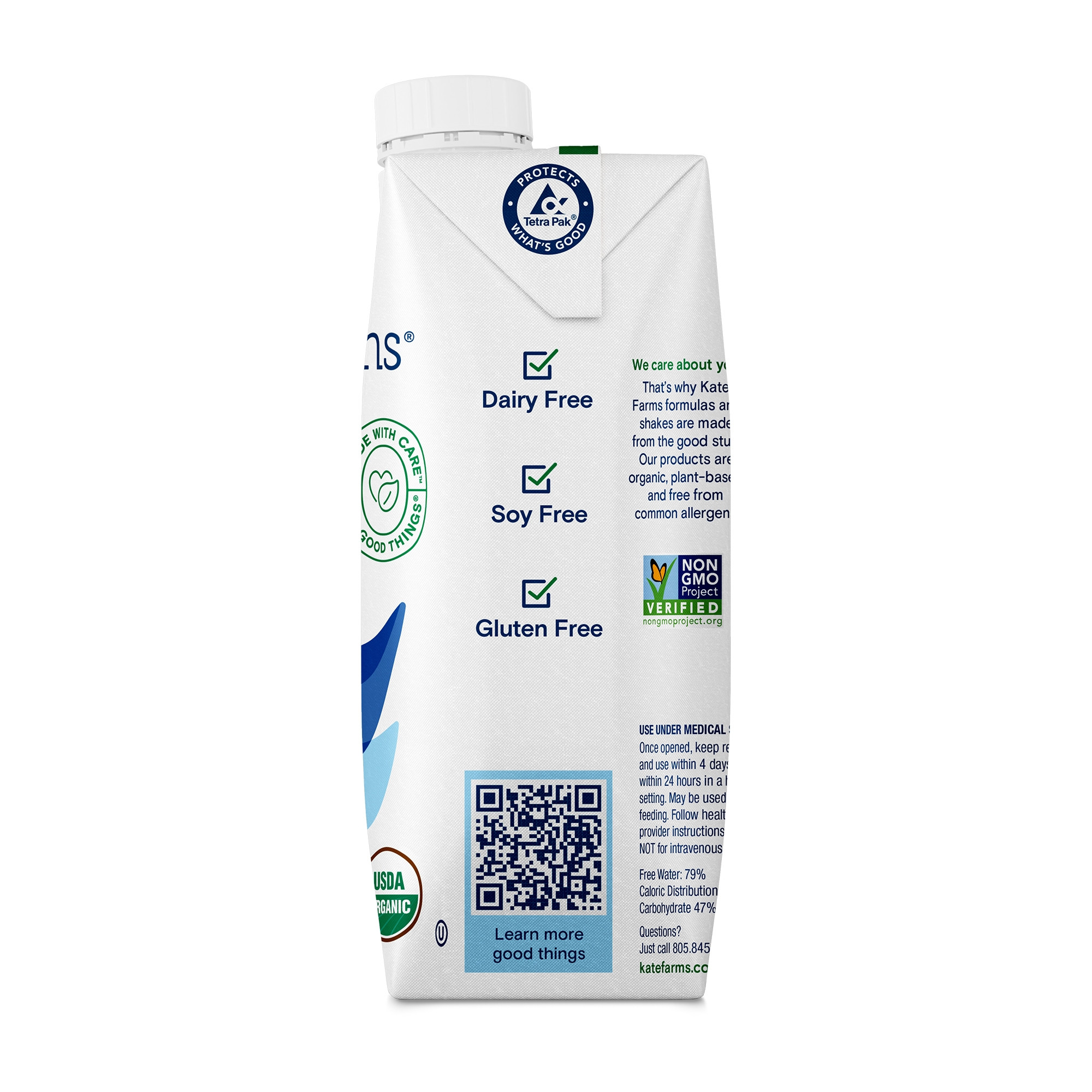 Kate Farms Standard 1.0 Sole-Source Nutrition Formula, Vanilla, 11 oz.