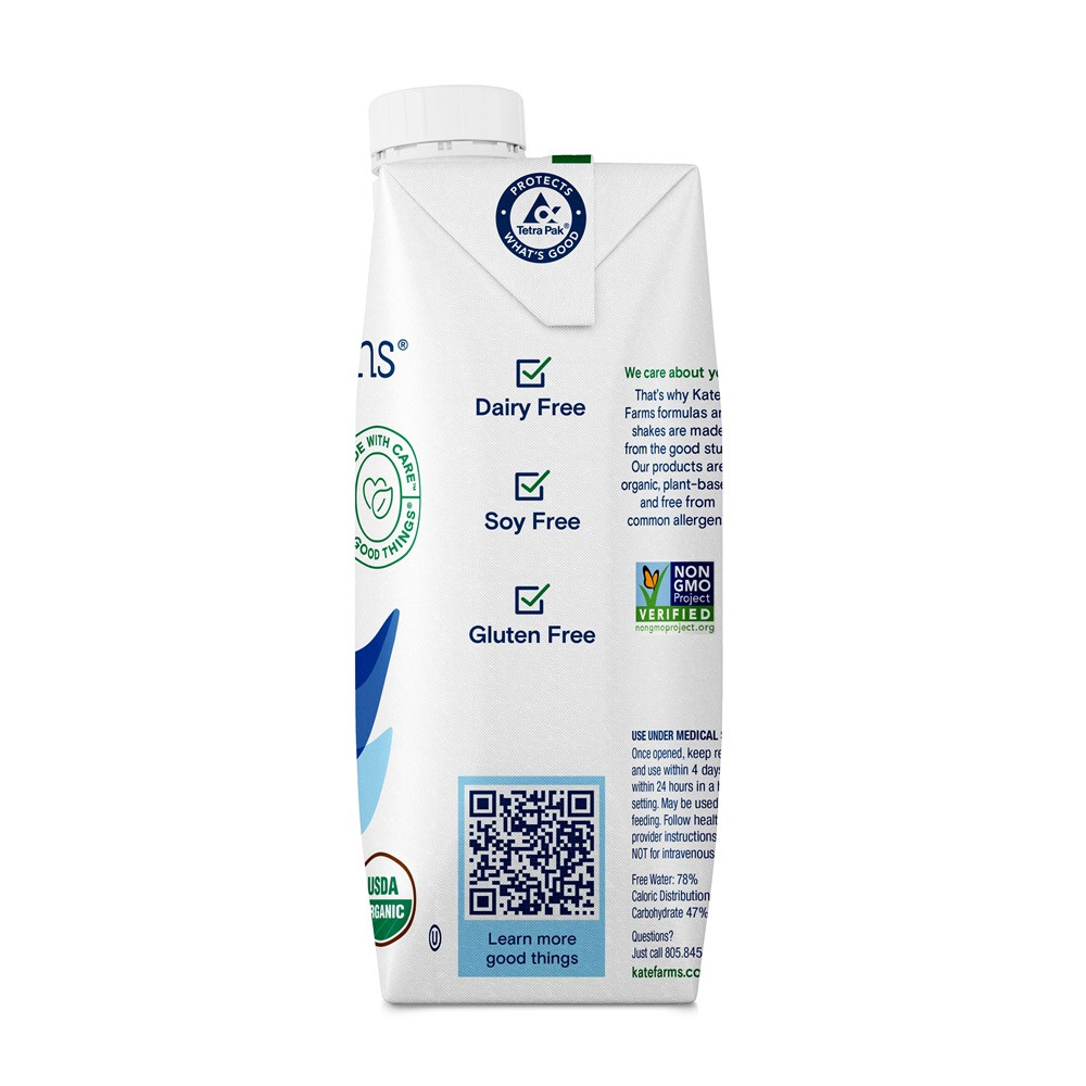 Kate Farms Standard 1.0 Sole-Source Nutrition Formula, Chocolate, 11 oz.