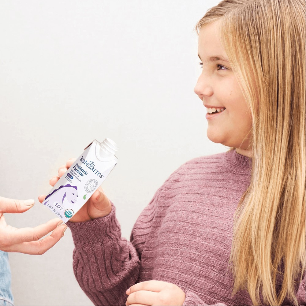 Kate Farms Pediatric Peptide 1.0 Sole-Source Nutrition Formula, Vanilla, 8.45 oz.