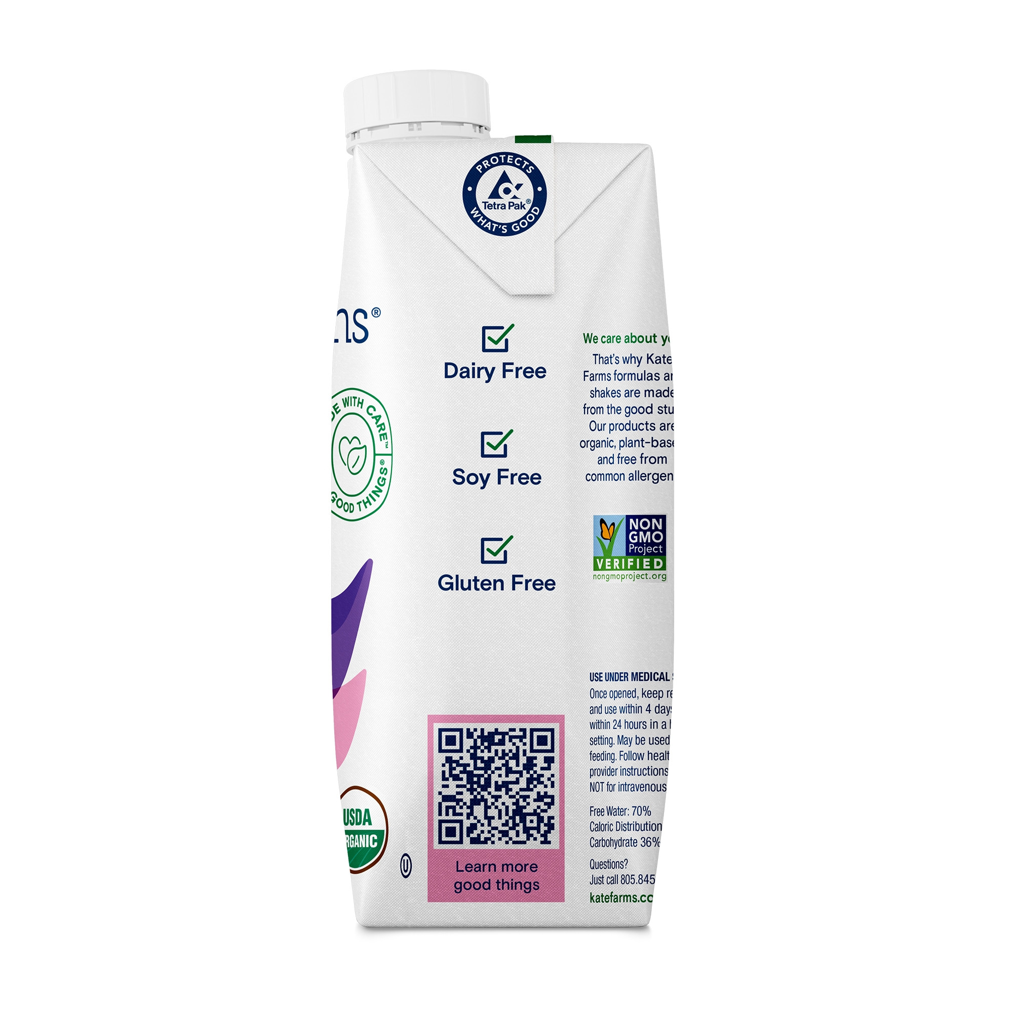 Kate Farms Peptide 1.5 Sole-Source Nutrition Formula, Vanilla, 11 oz.