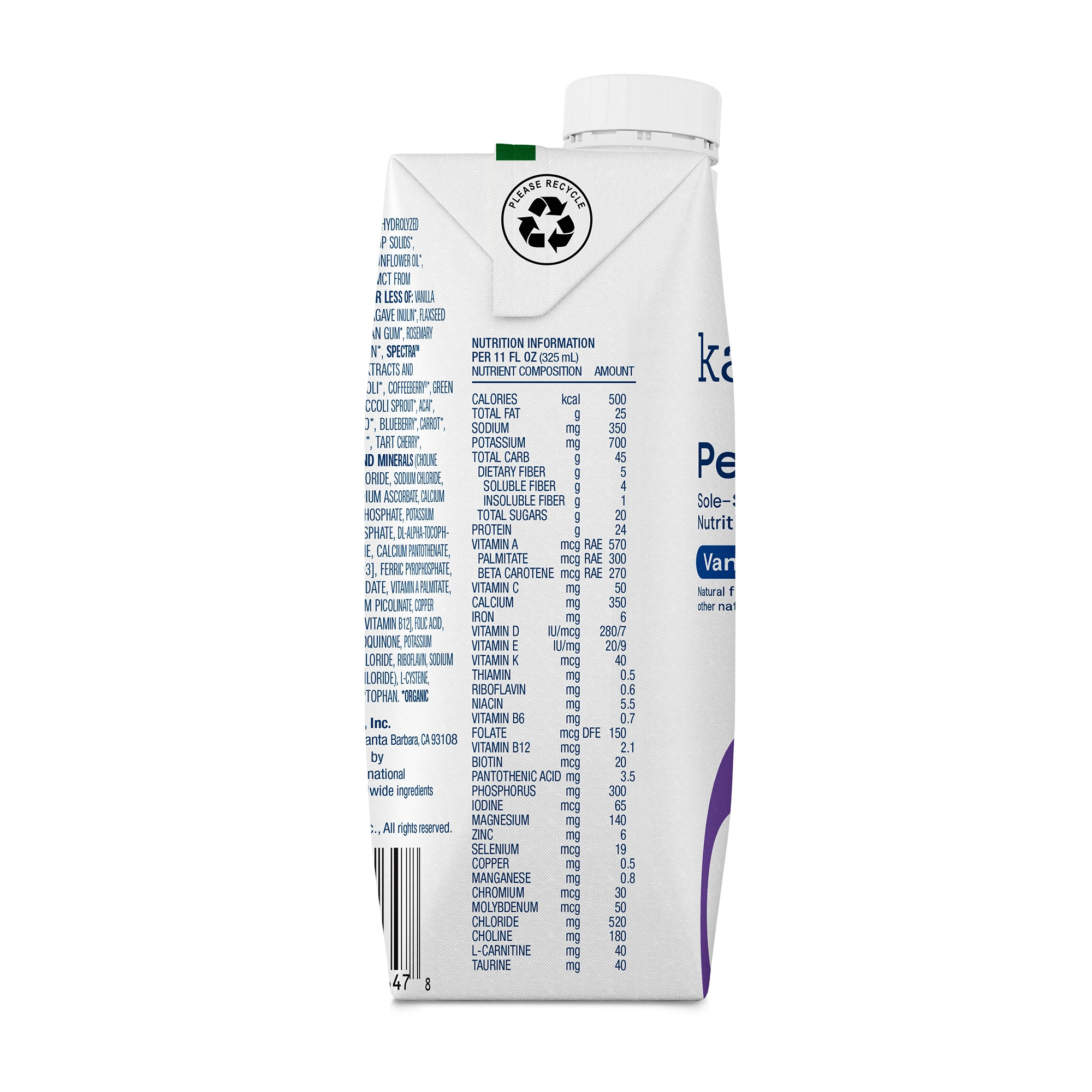 Kate Farms Peptide 1.5 Sole-Source Nutrition Formula, Vanilla, 11 oz.