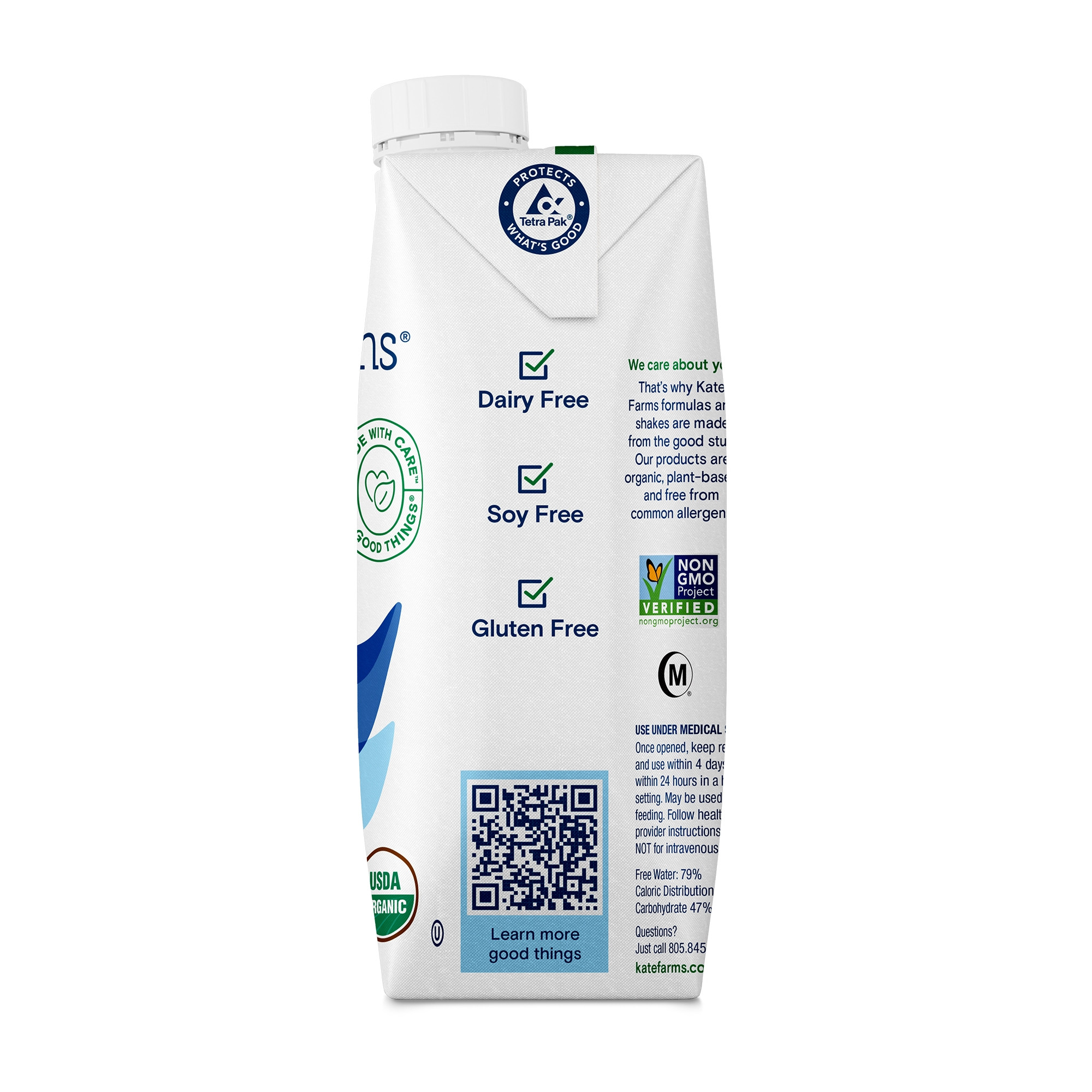 Kate Farms Standard 1.0 Sole-Source Nutrition, Plain, 11 oz.