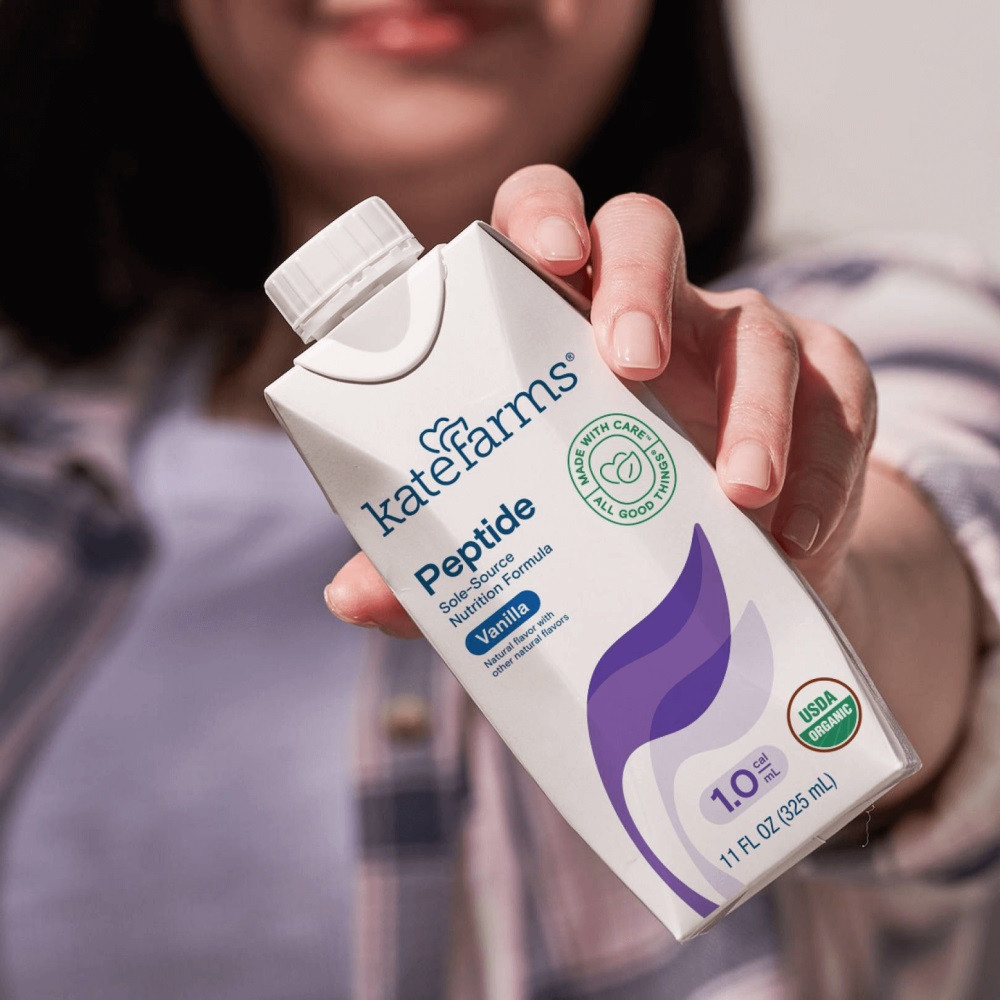 Kate Farms Peptide 1.0 Sole-Source Nutrition Formula, Vanilla, 11 oz.