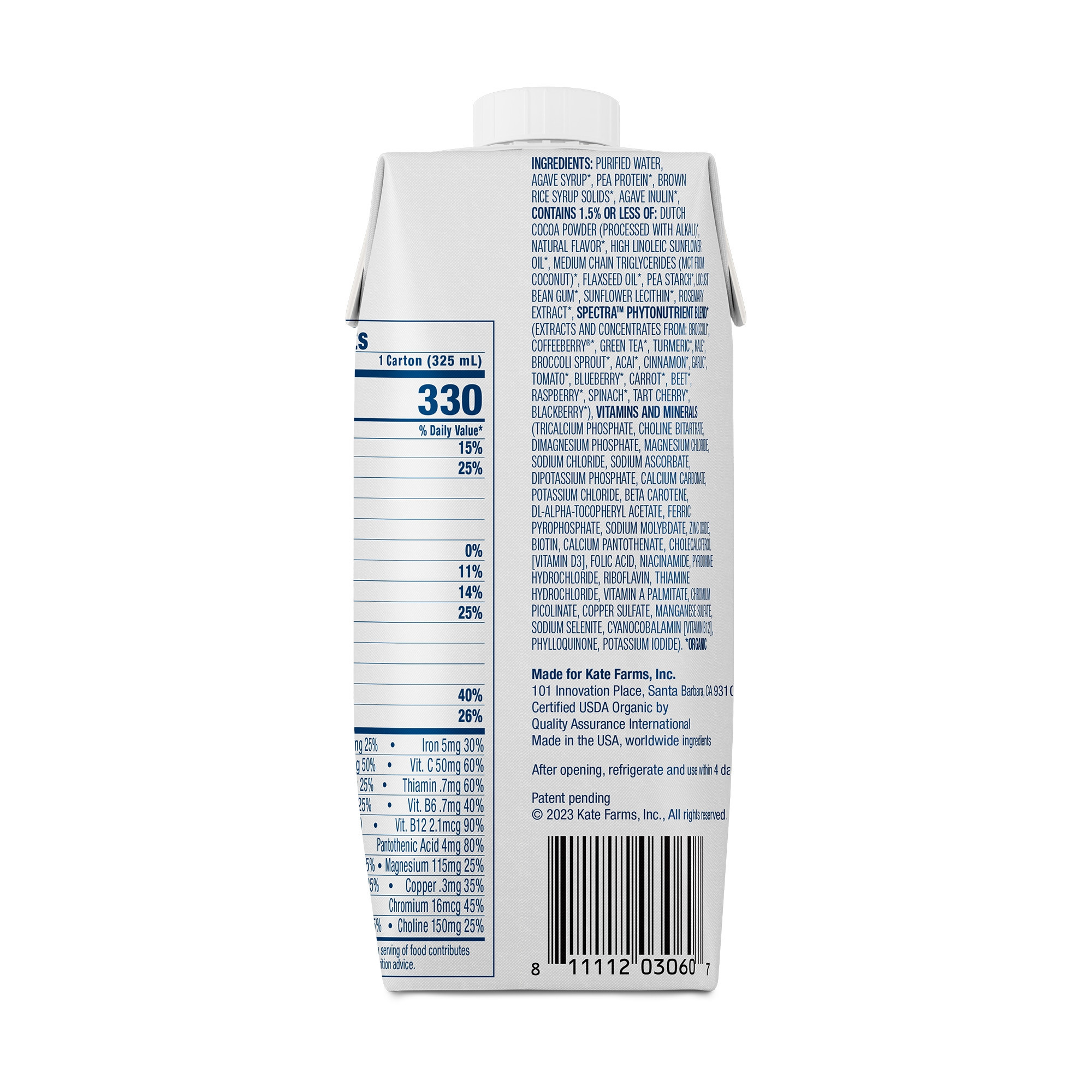 Kate Farms Nutrition Shake