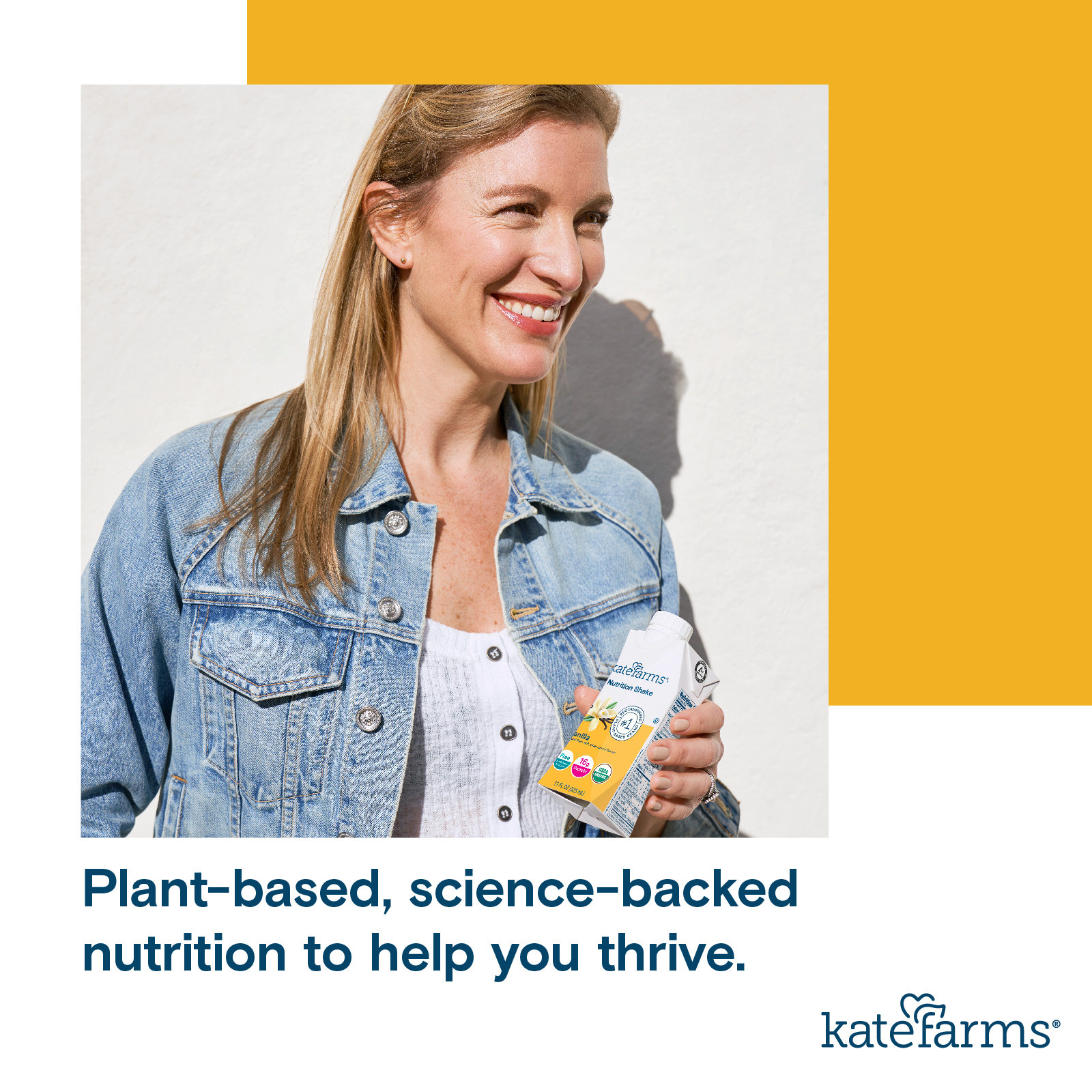 Kate Farms Nutrition Shake, Vanilla, 11 oz.