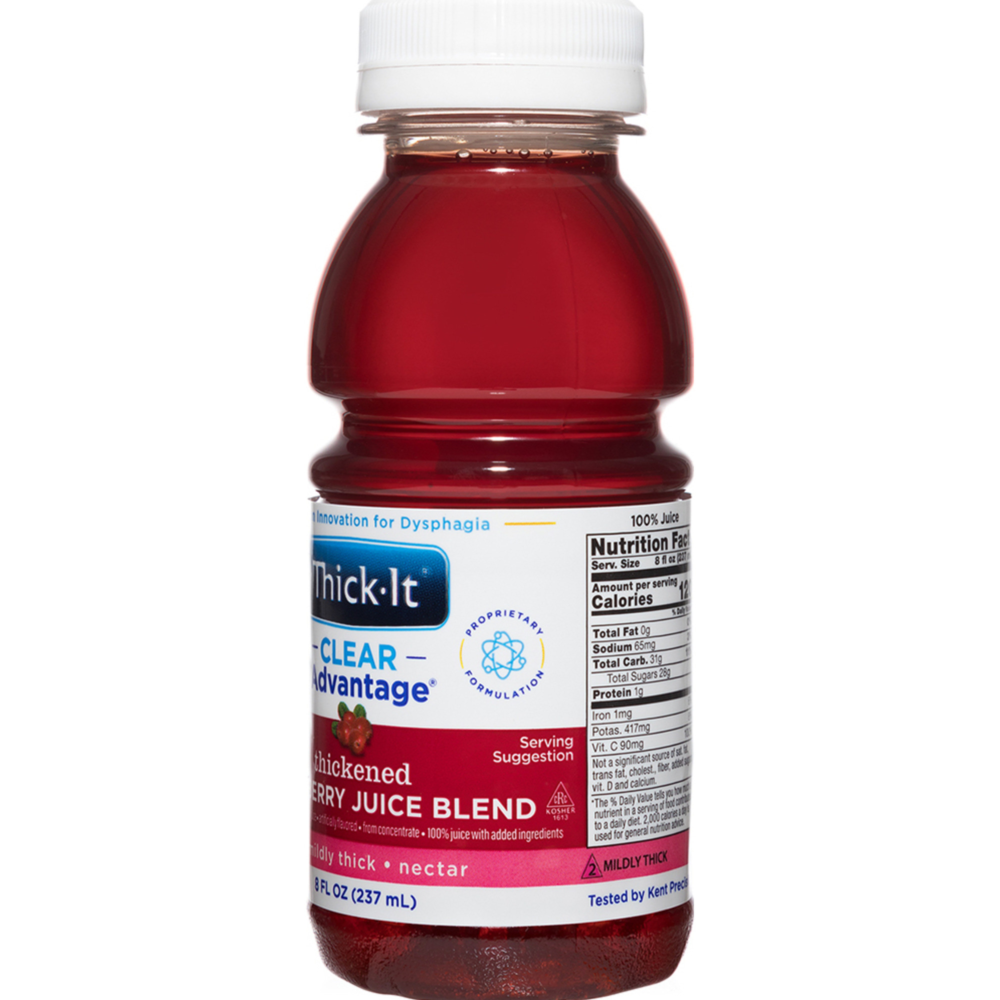 Thick-It Clear Advantage Thickened Cranberry Juice Blend, Mildly Thick, Nectar Consistency