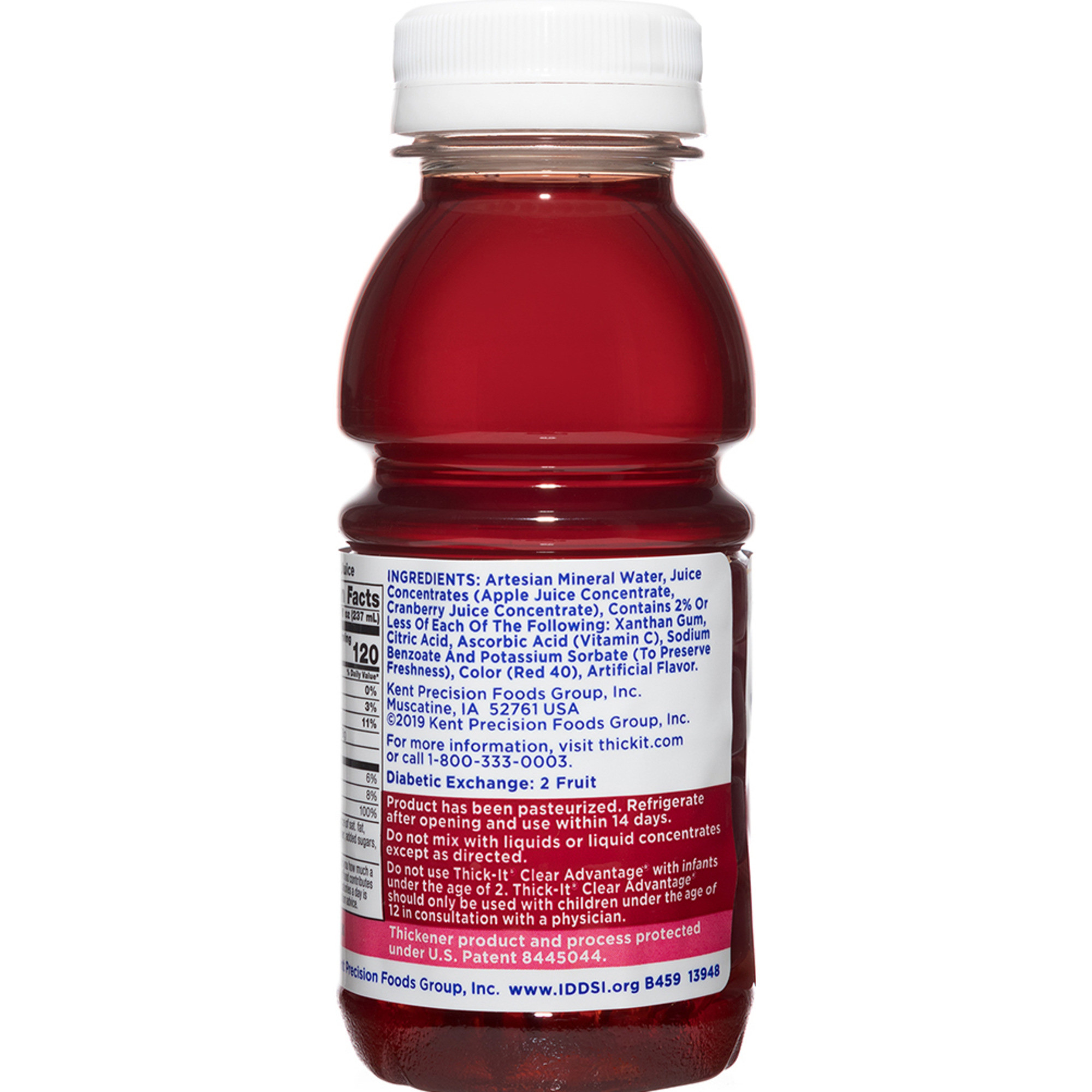 Thick-It Clear Advantage Thickened Cranberry Juice Blend, Mildly Thick, Nectar Consistency