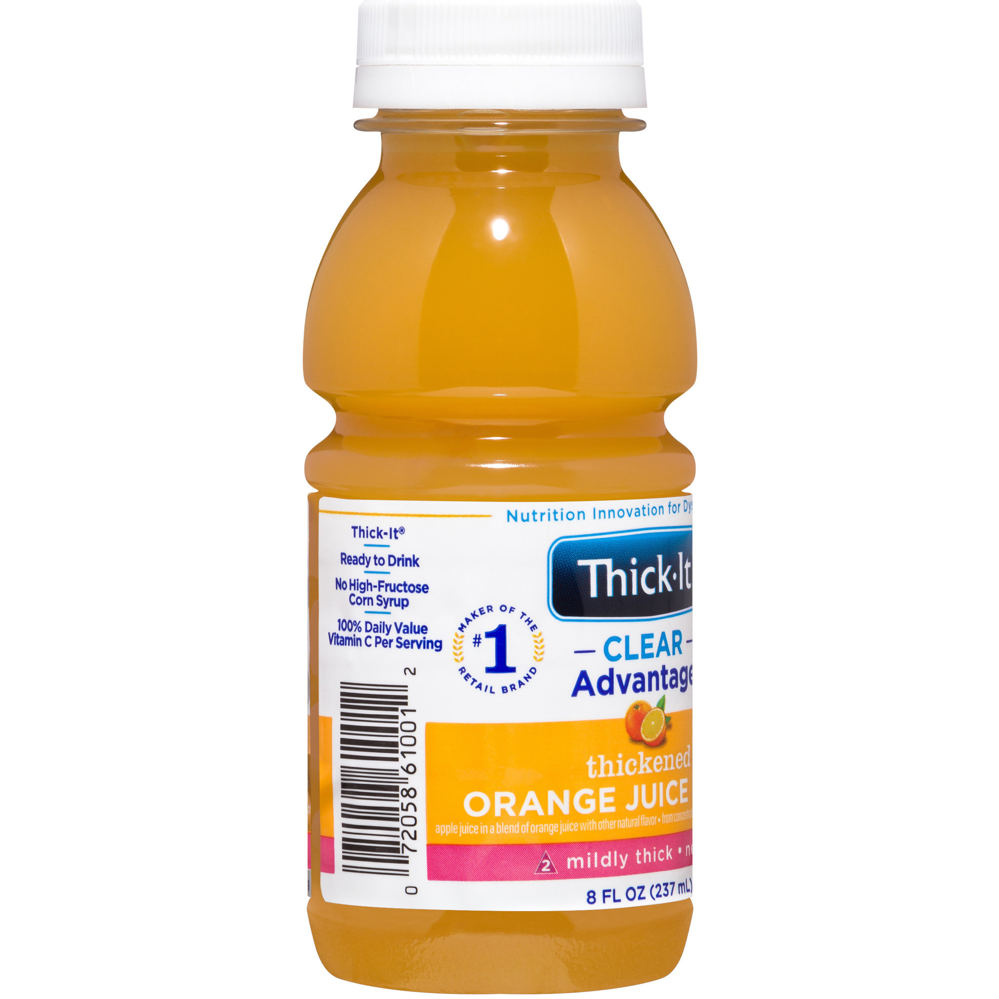 Thick-It Clear Advantage Thickened Orange Juice Blend, Mildly Thick, Nectar Consistency