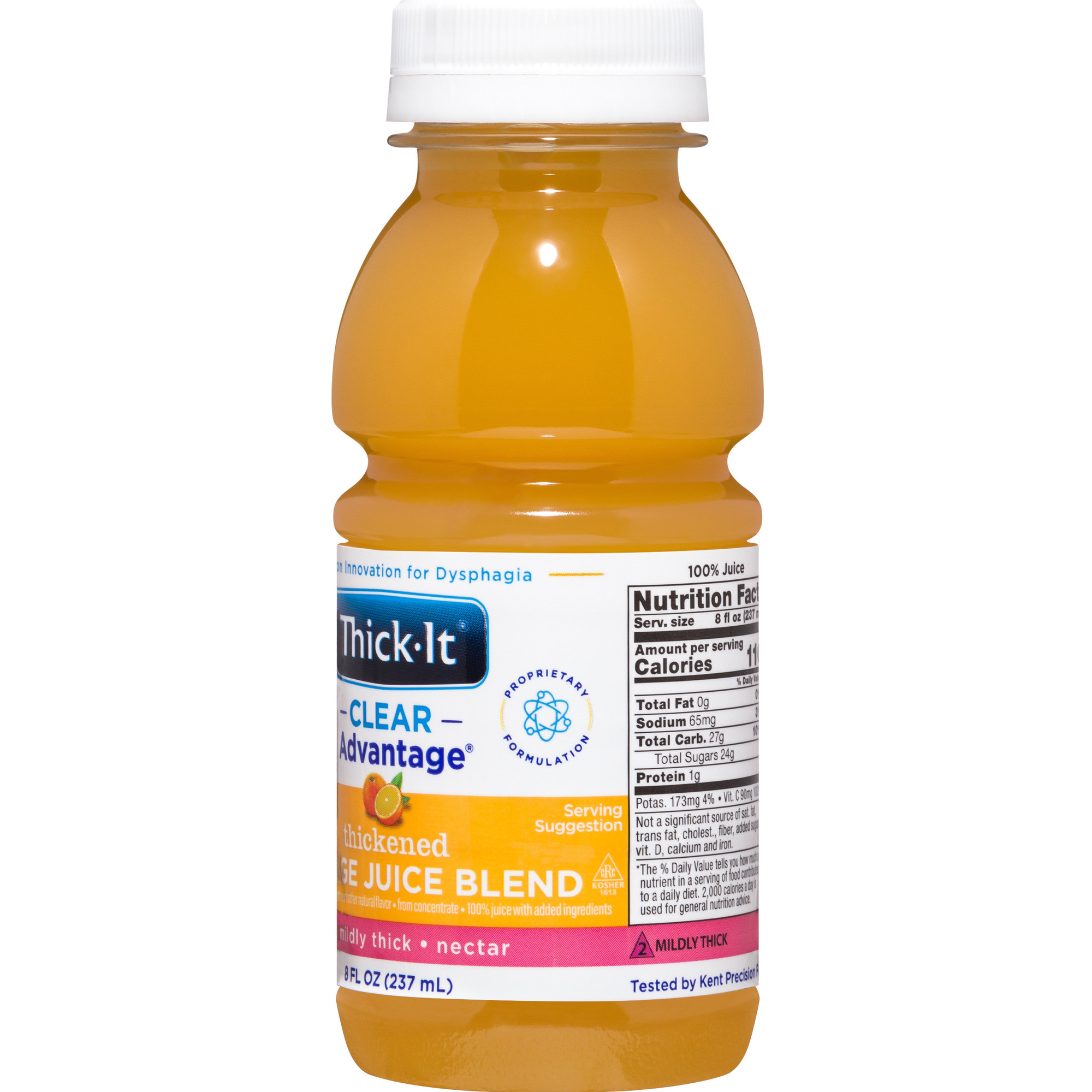 Thick-It Clear Advantage Thickened Orange Juice Blend, Mildly Thick, Nectar Consistency