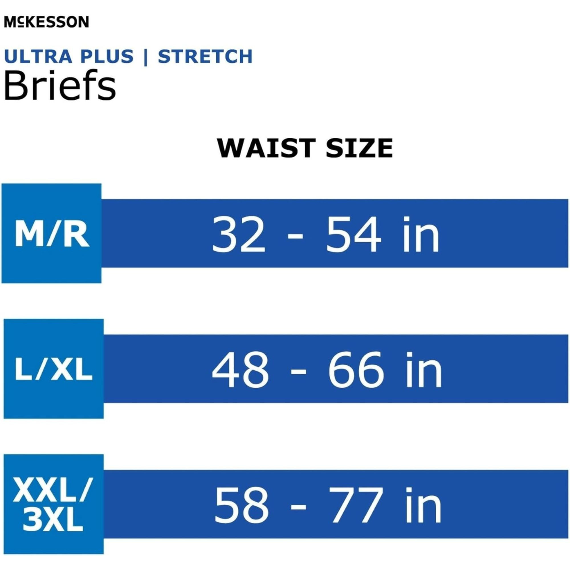 McKesson Bariatric Ultra Plus Stretch Brief Adult Diapers with Tabs, Heavy Absorbency, BRSTRBAR, Light Green - 2XL/3XL (58-77") - Bag of 20
